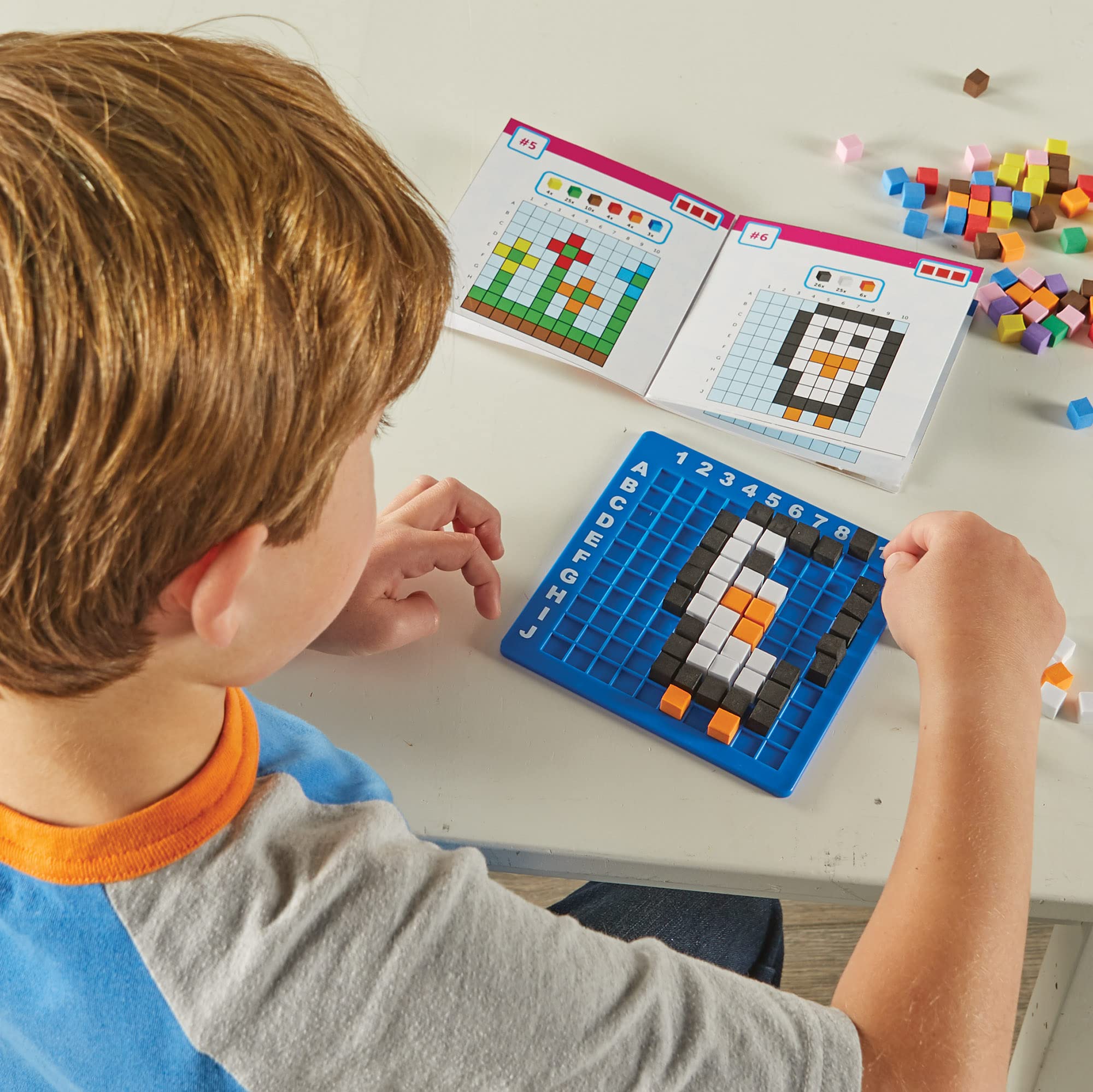 Learning Resources STEM Explorers Pixel Art Challenge - 400+ Pieces, Ages 5+ 6