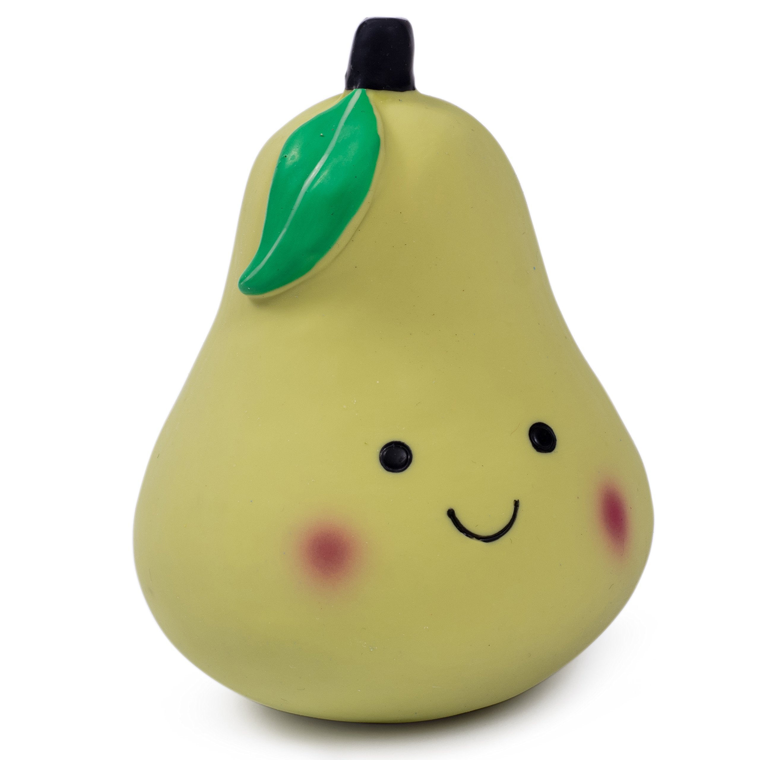 Petface Latex Pear Soft Chew Dog Toy - Large Size, Durable, Squeaky | Natural Rubber 1
