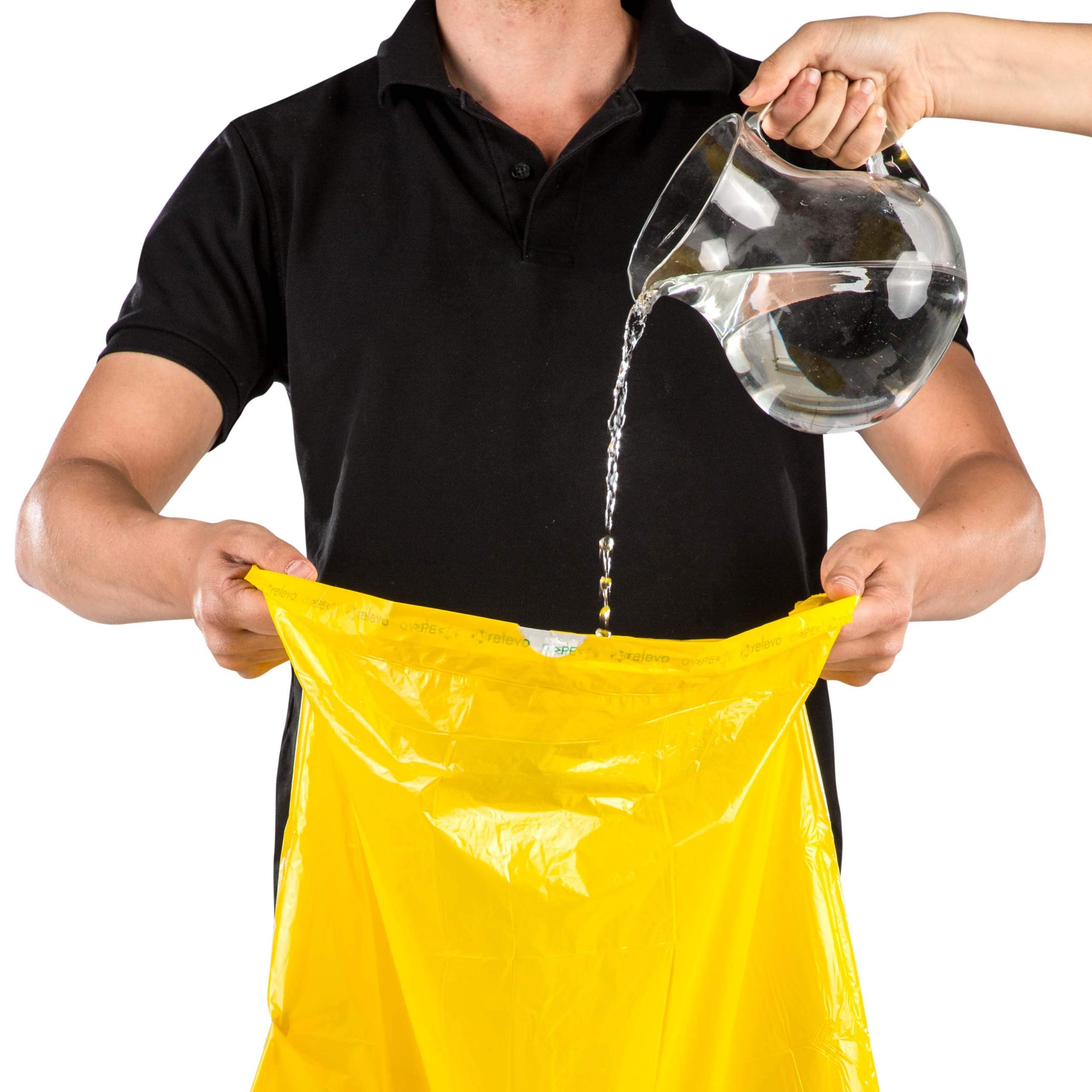 Relevo 100% Recycled Heavy Duty Bin Liners, 30 L with Drawstrings, 15-Pack 6