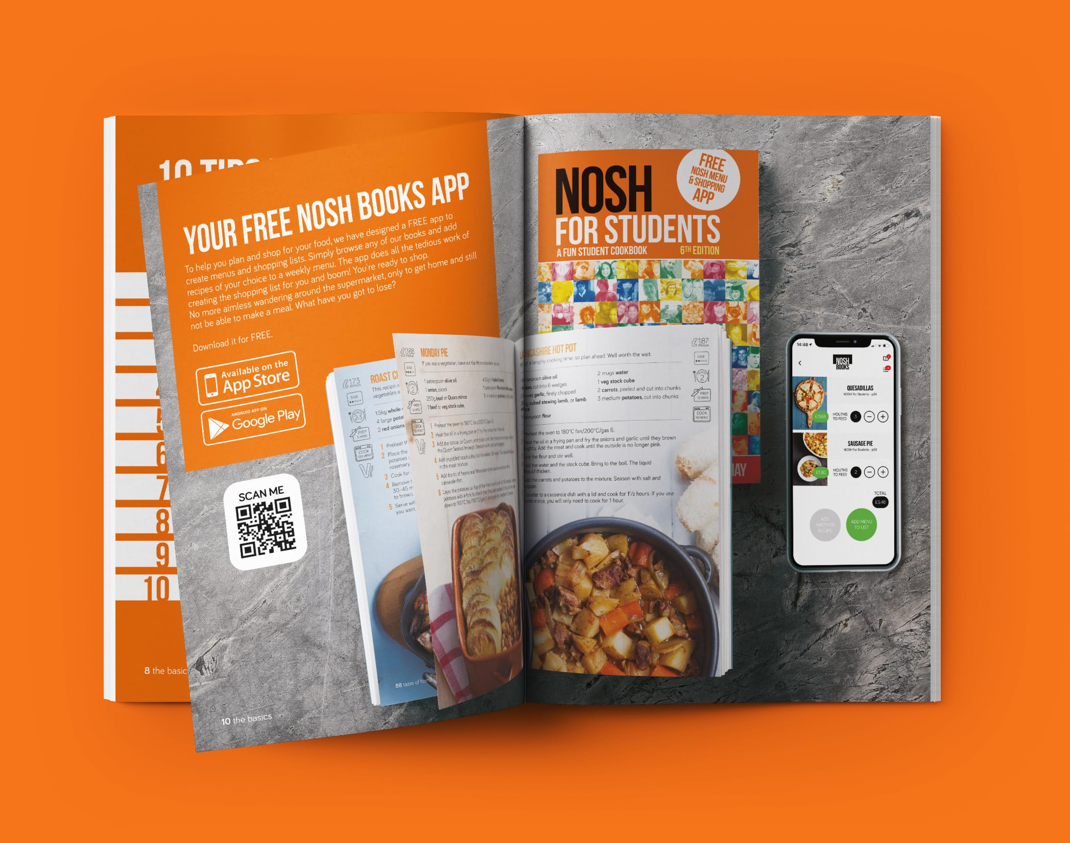 NOSH for Students Cookbook - 6th New Edition | Photos with Every Recipe | Paperback 4
