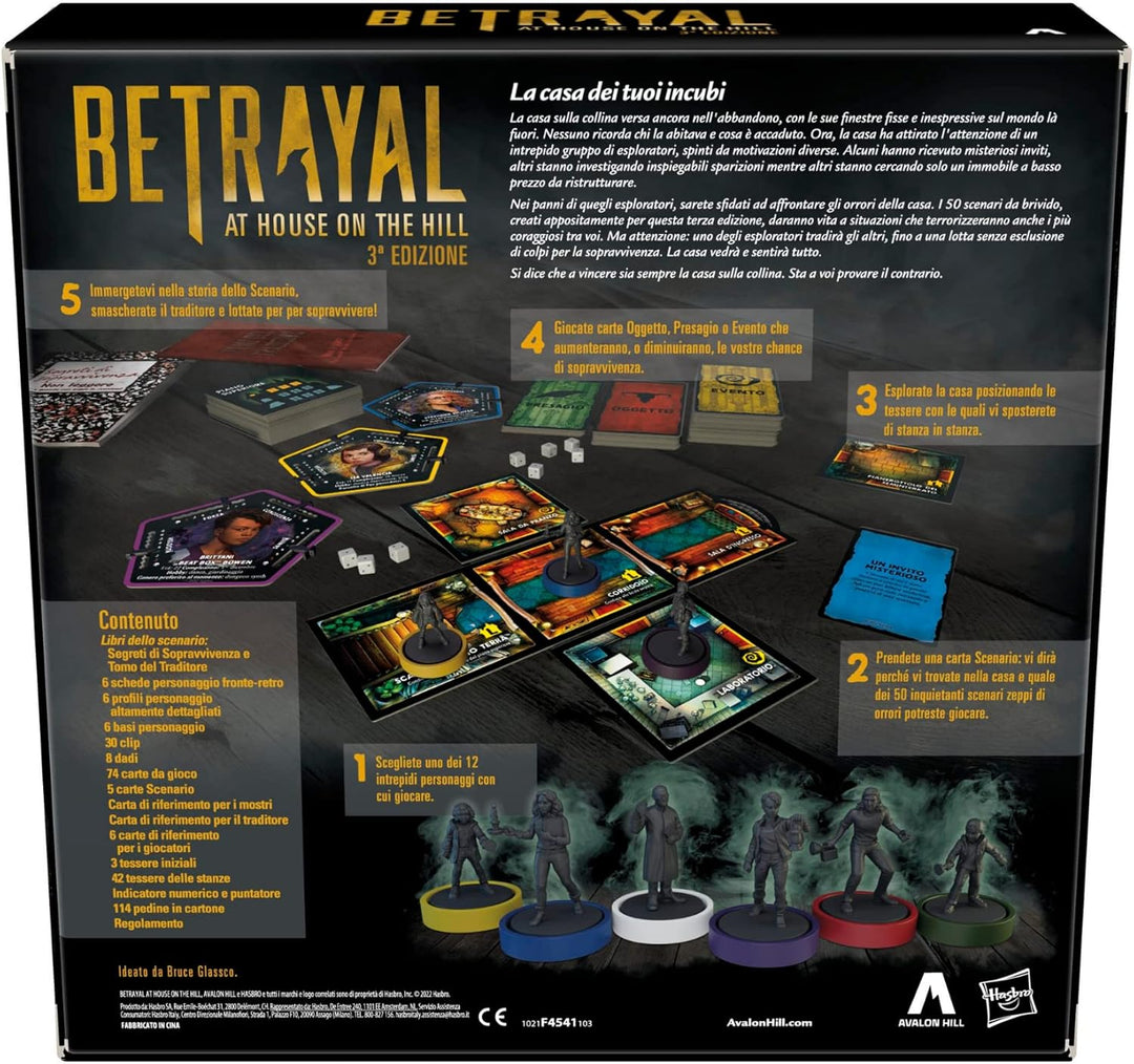 Hasbro Betrayal at House on the Hill Board Game (MBF45411030)