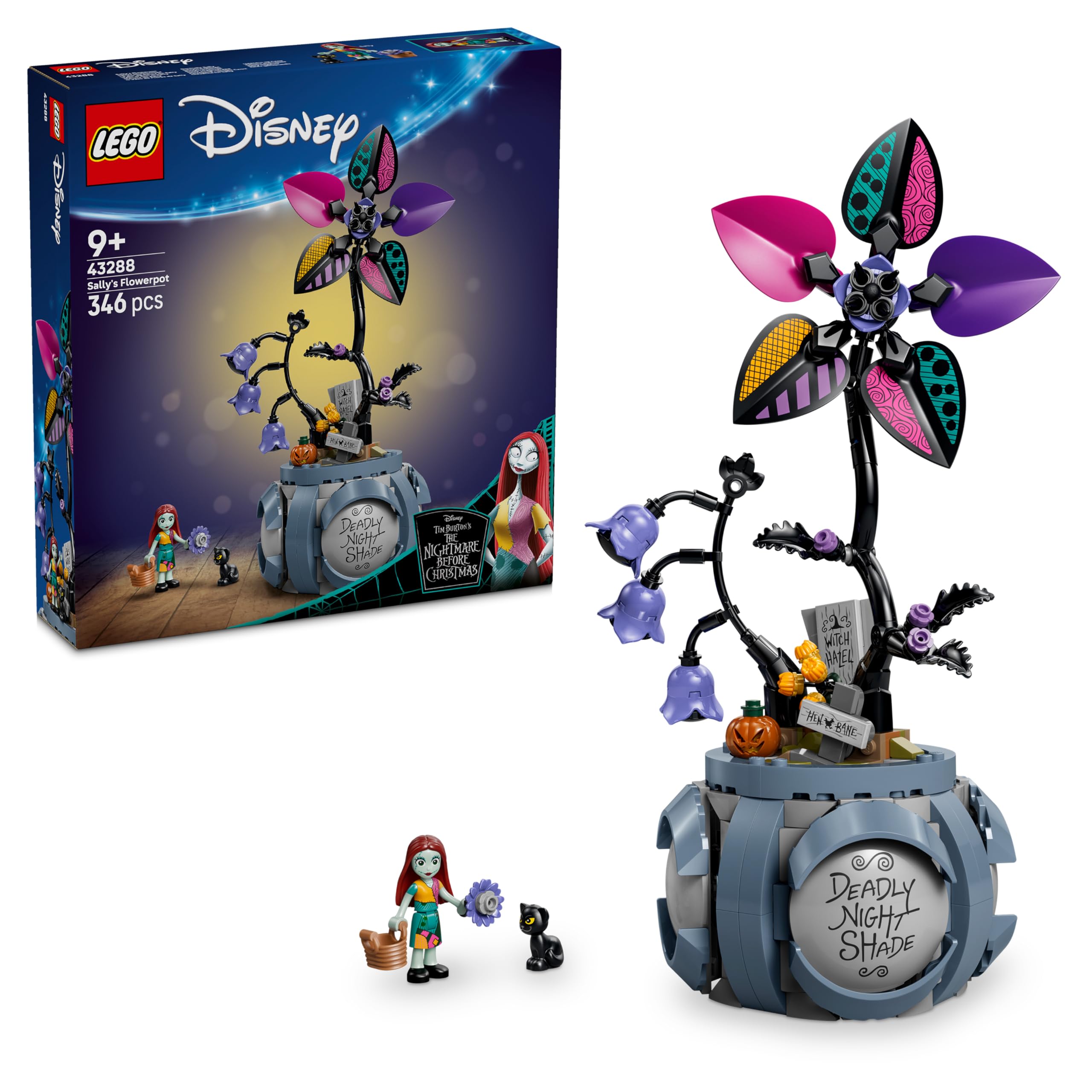 LEGO Disney Sally's Flowerpot Building Set 43288 | 9+ Years | DIY Decor 1