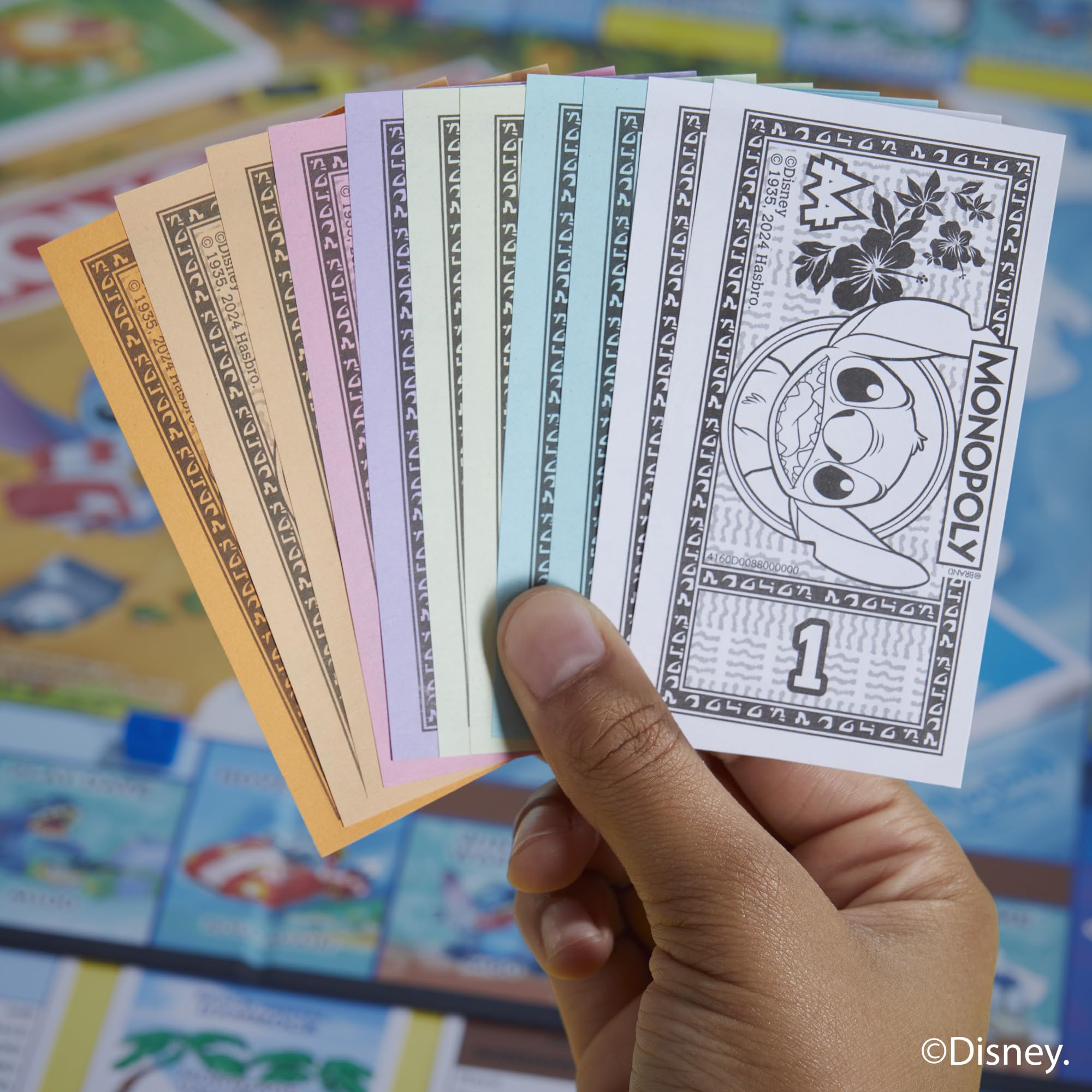 Monopoly Disney Stitch Edition Board Game - English Version | Ages 8+ | 2-6 Players 7