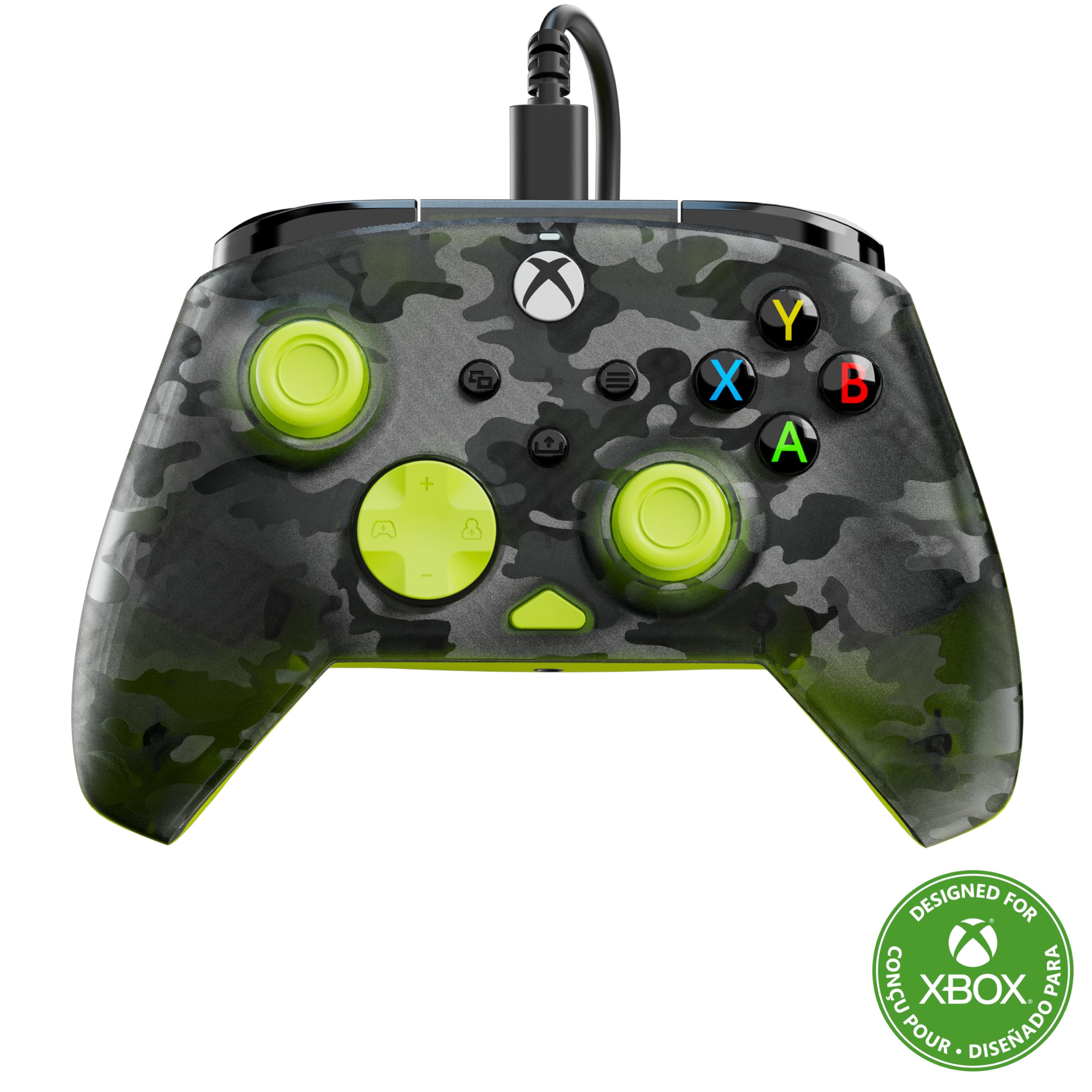Turtle Beach Rematch Core Yellow and Ghost Black Camo Wired Gaming Controll 1