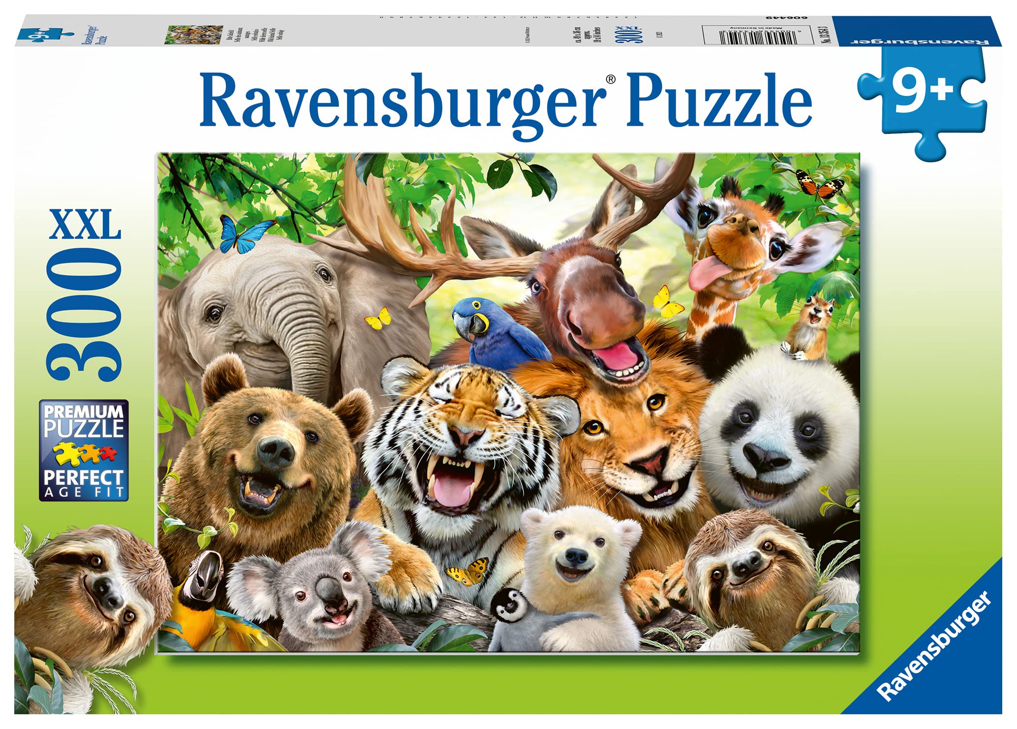 Ravensburger Exotic Animals Selfie Jigsaw Puzzle - 300 XXL Pieces | Ages 9+ | 49x36 cm