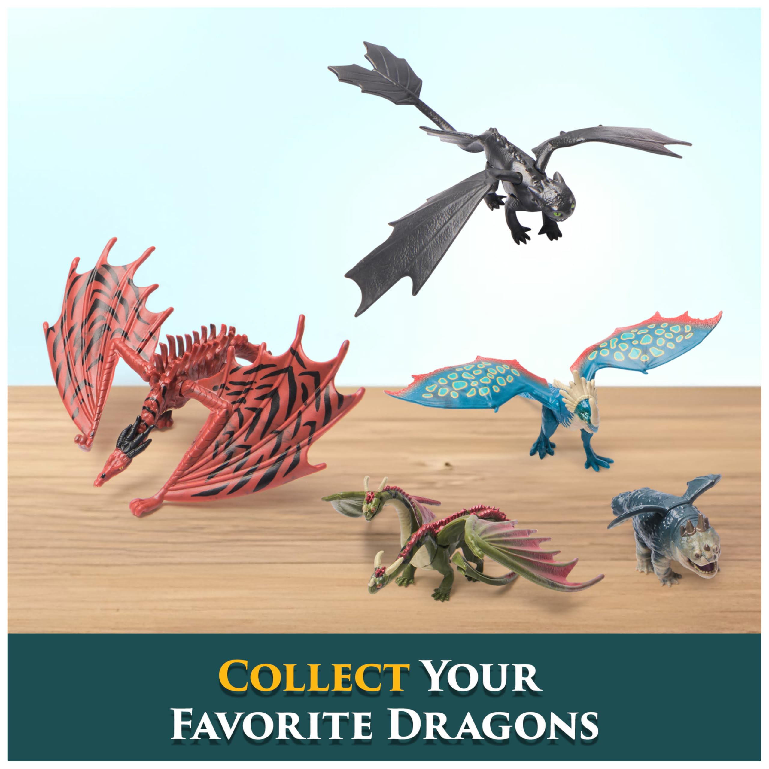 Dreamworks Dragons Dragon Catcher Set with 5 Dragons, Mangler, and Net | Ages 4+ 6