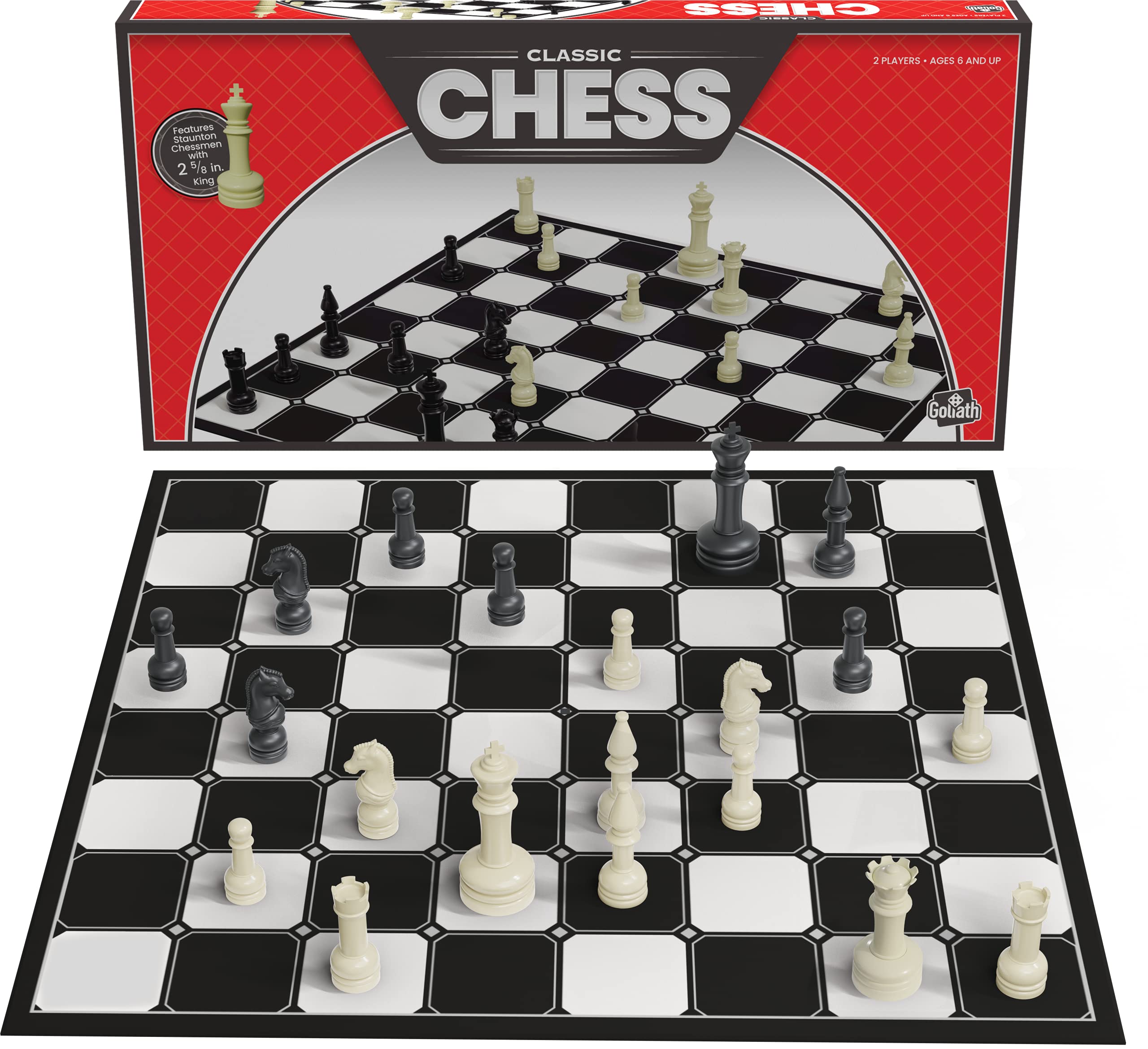 Goliath Classic Chess Set - Family Edition Strategy Game | Plastic | 2 Players
