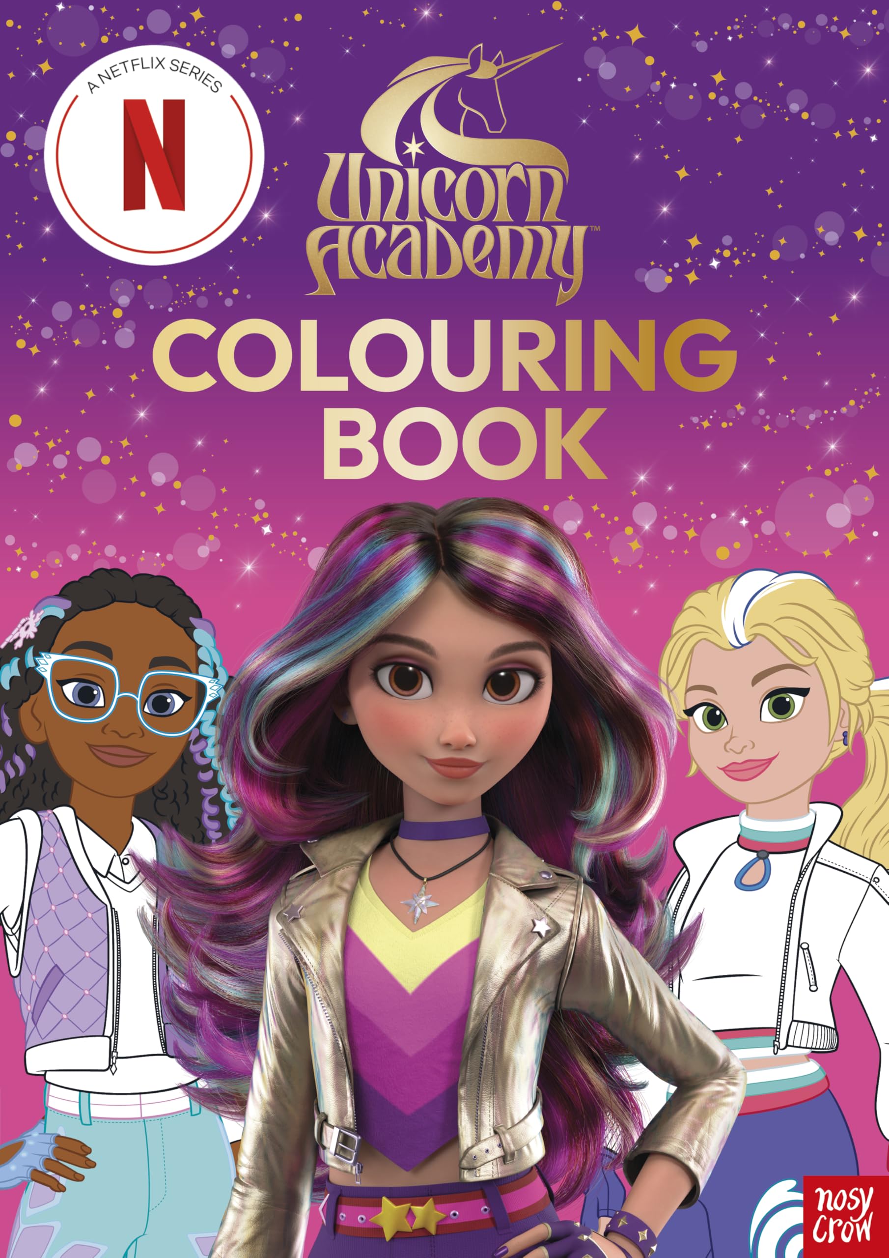 Unicorn Academy: Colouring Book by Nosy Crow | Ages 4-7 | 48 Pages 1