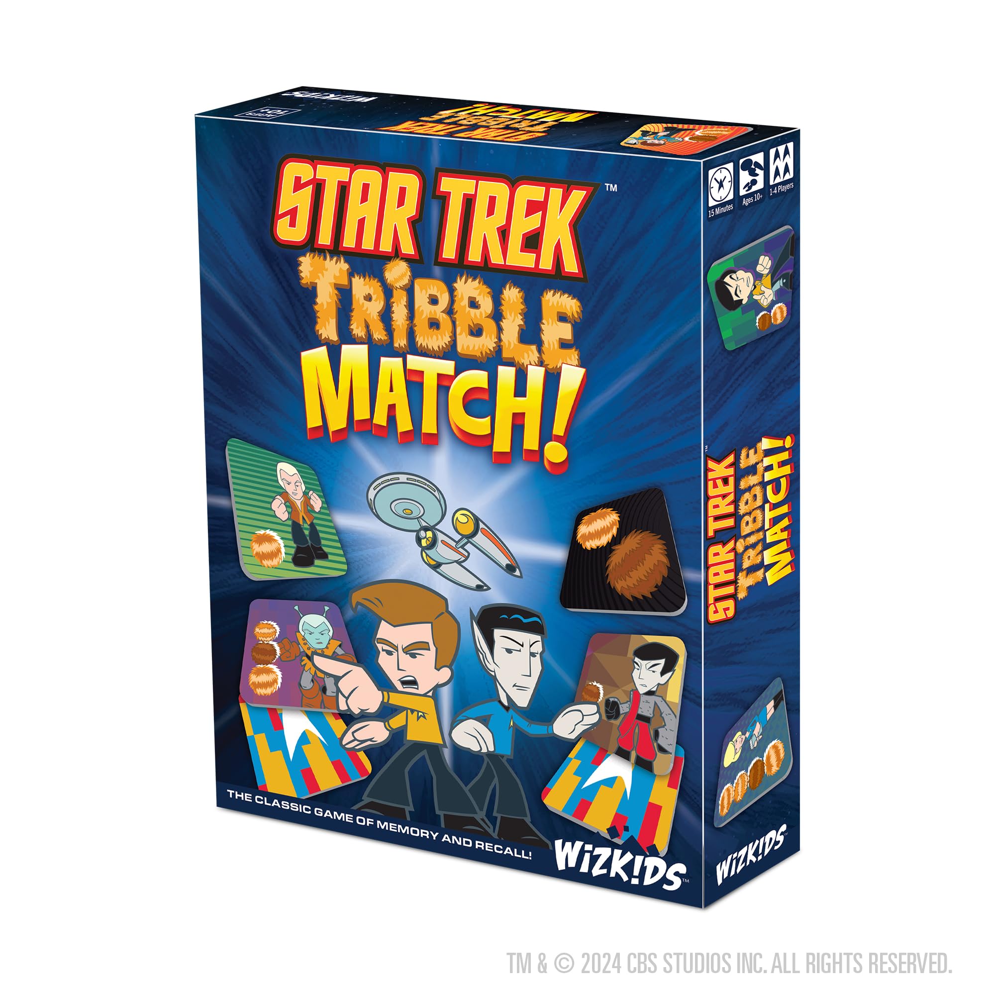 WizKids Star Trek Tribble Match Board Game | Memory Matching | 15 Min Playtime