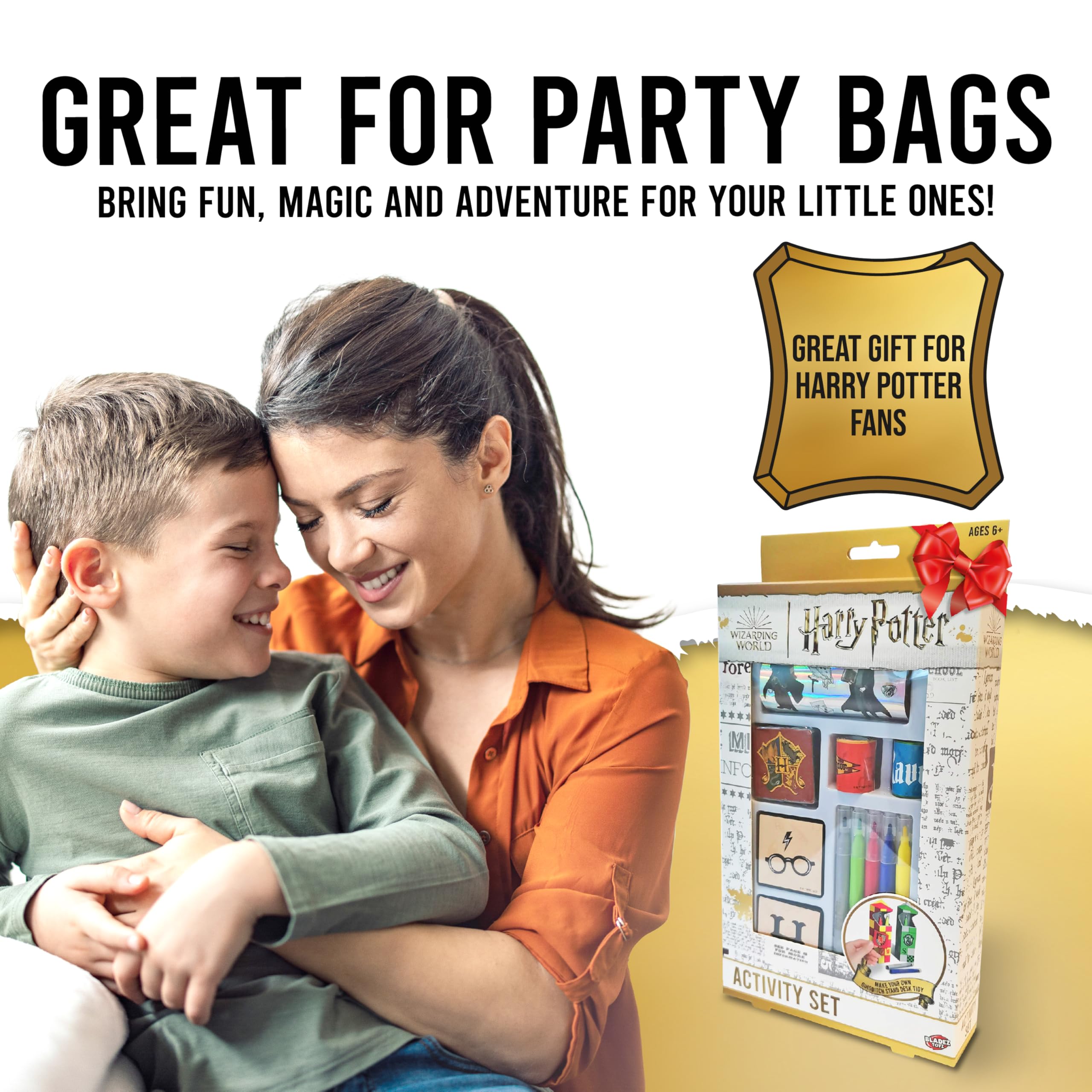 BLADEZ Harry Potter Activity Set - 150+ Pieces, Customizable Storage | Ages 3+ 6