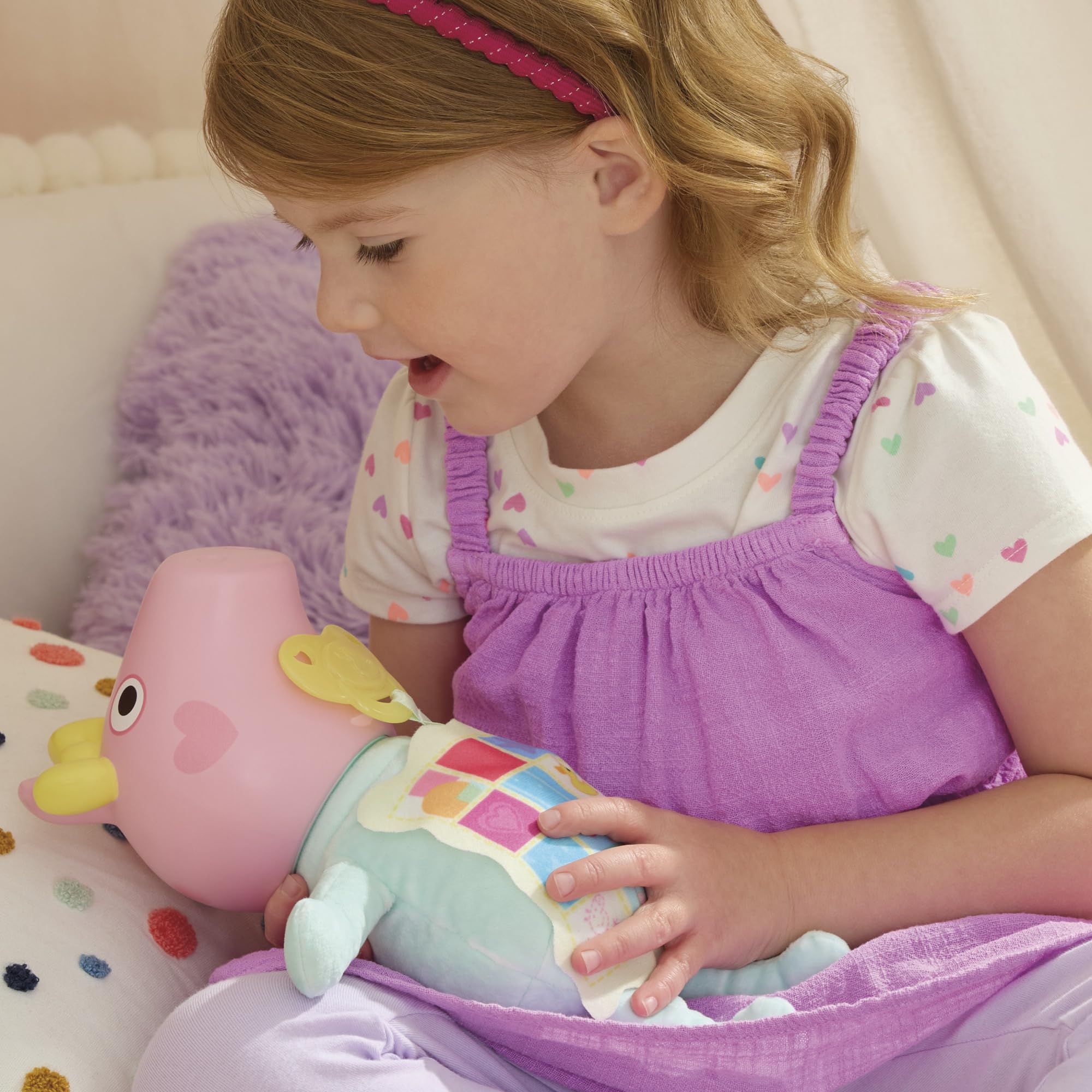 Peppa Pig Oinks and Snuggles Evie Interactive Baby Doll - 20+ Sound Effects, Ages 3+ 7