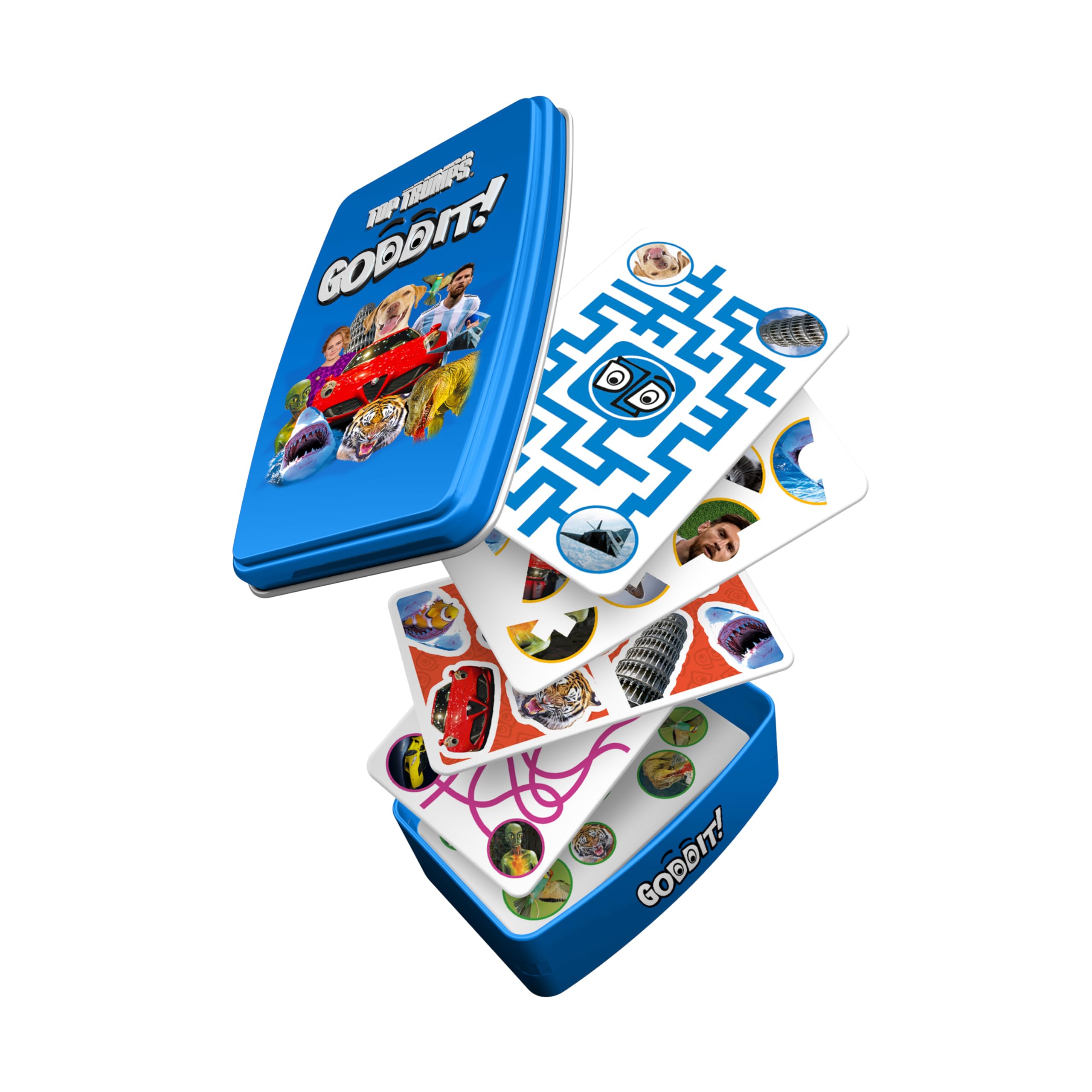 Top Trumps Goddit! Card Game - Five Games in One | Portable Metal Tin | Unisex Children 3