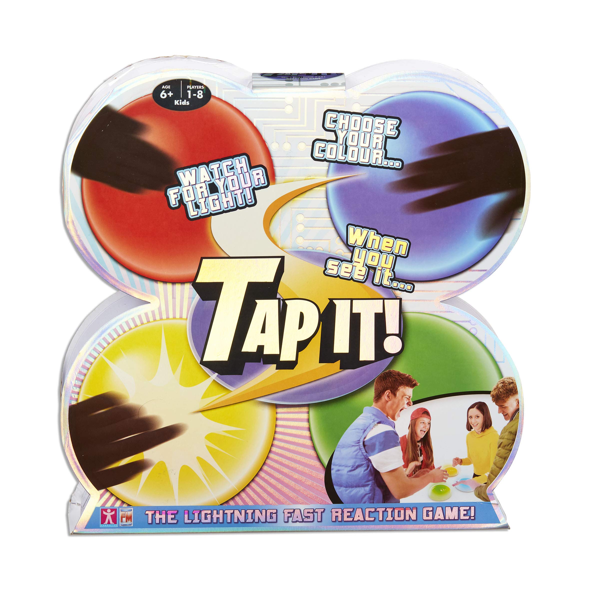Tap-it 1109 - Multi-Colour Wireless Light-Up Pod Game with 4 Built-In Games 8