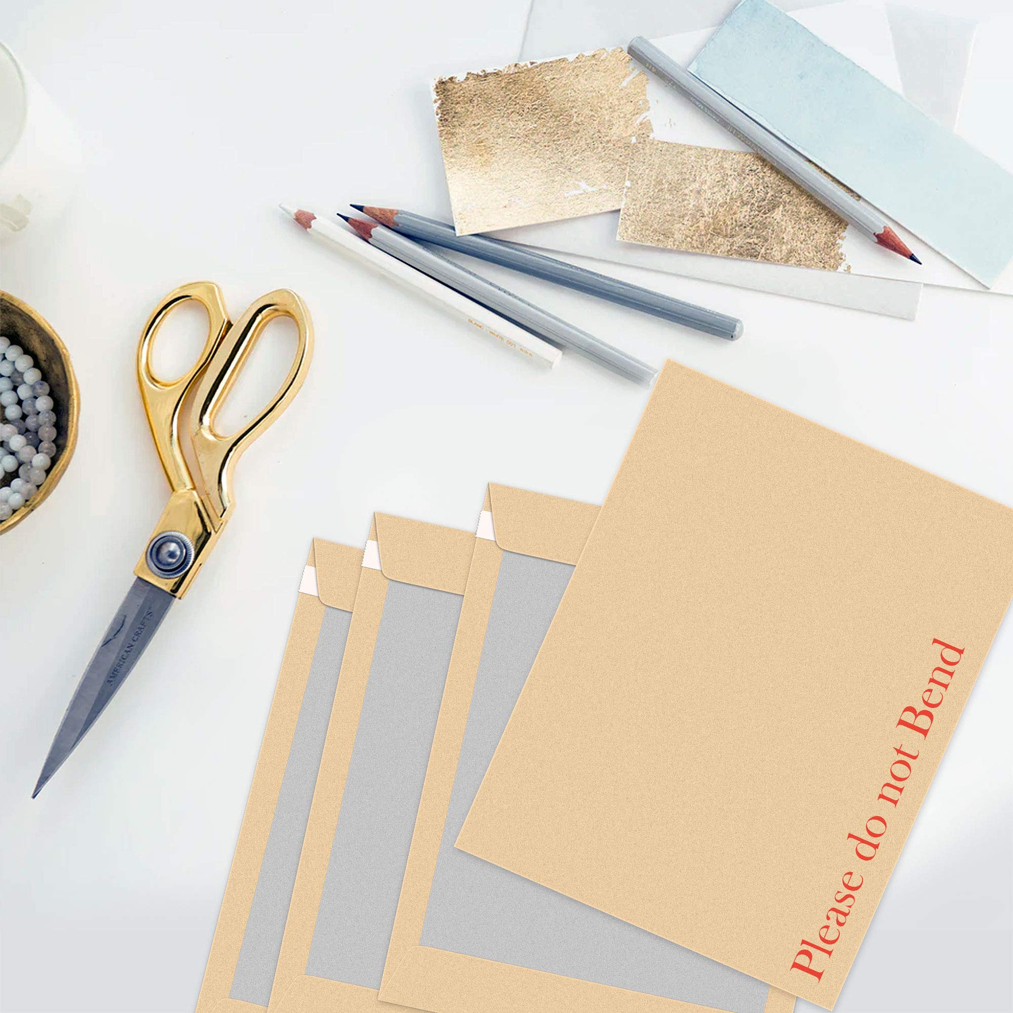 20Pcs A4 Envelopes Self-Seal iSOUL 324mm x 229mm A4 C4 Manilla Hard Board B 3