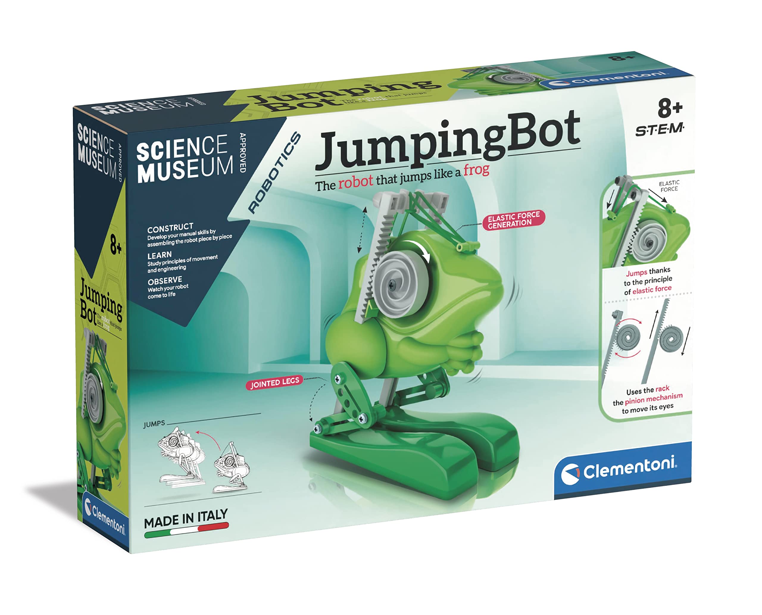 Clementoni Science Museum JumpinBot - STEM Robot Toy for Kids 8-12 1