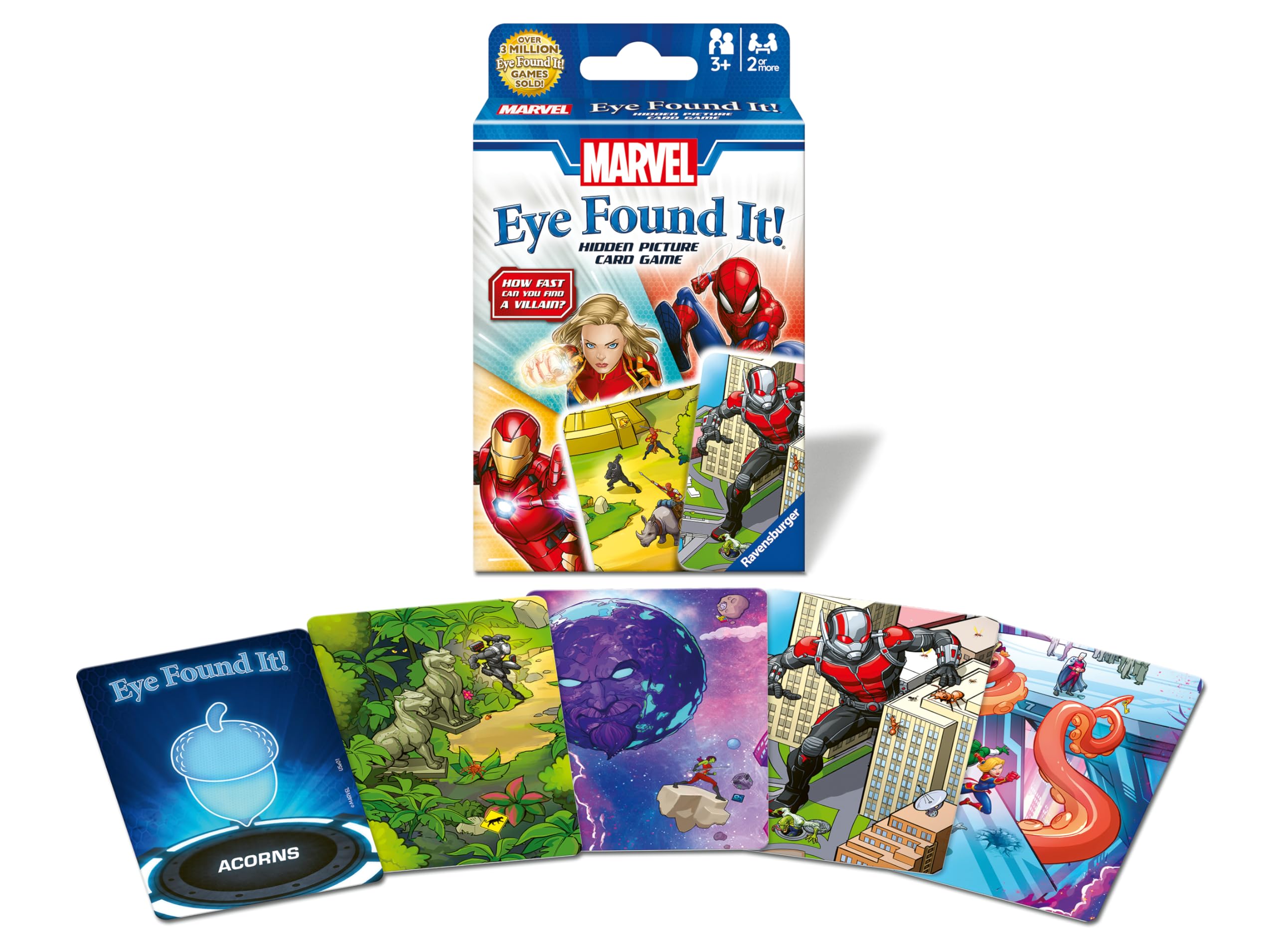 Ravensburger Marvel Eye Found It Card Game for Kids Age 3+