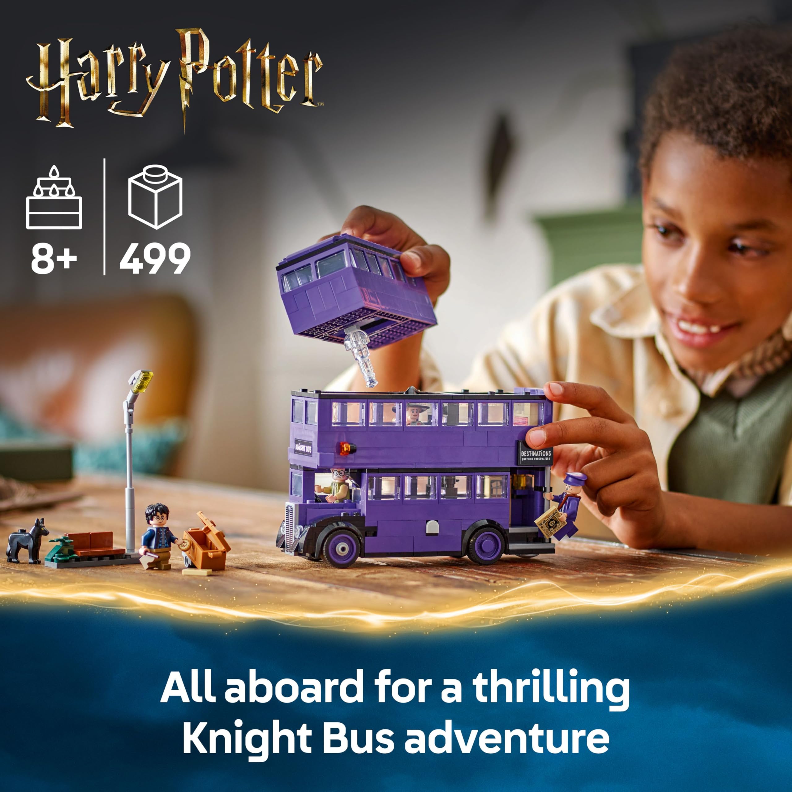 LEGO Harry Potter Knight Bus Adventure 76446 Building Set | Ages 8+