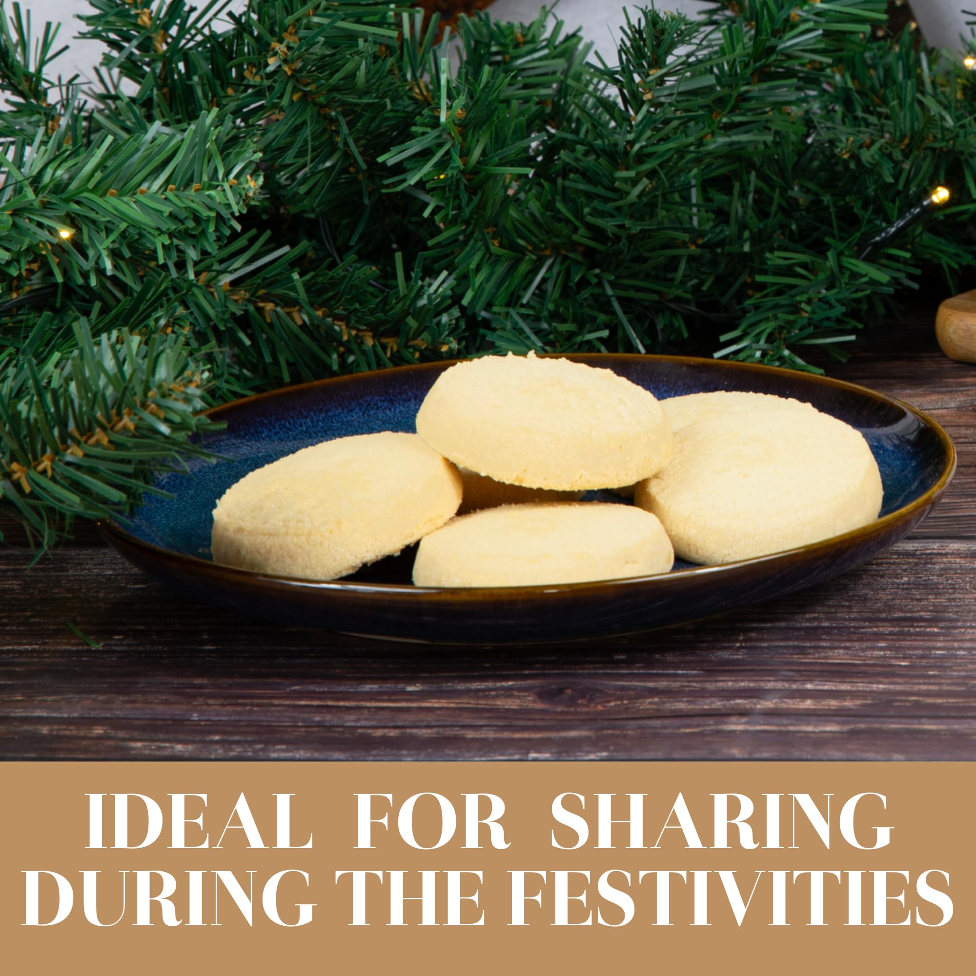 The Silver Crane Co. - Christmas Truck with Tree Biscuits Tin Shortbread Gift 12