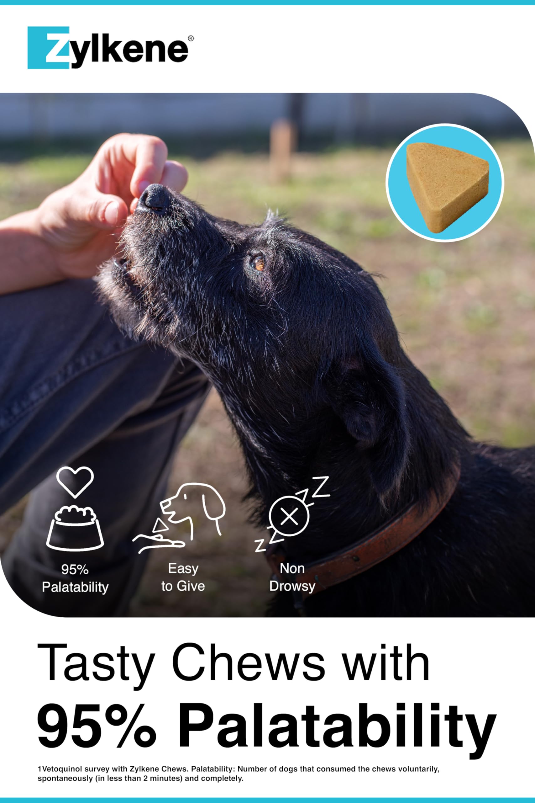 Zylkene Calming Chews for Medium Dogs (10-30kg) - Promotes Relaxation | 14 Chews 6
