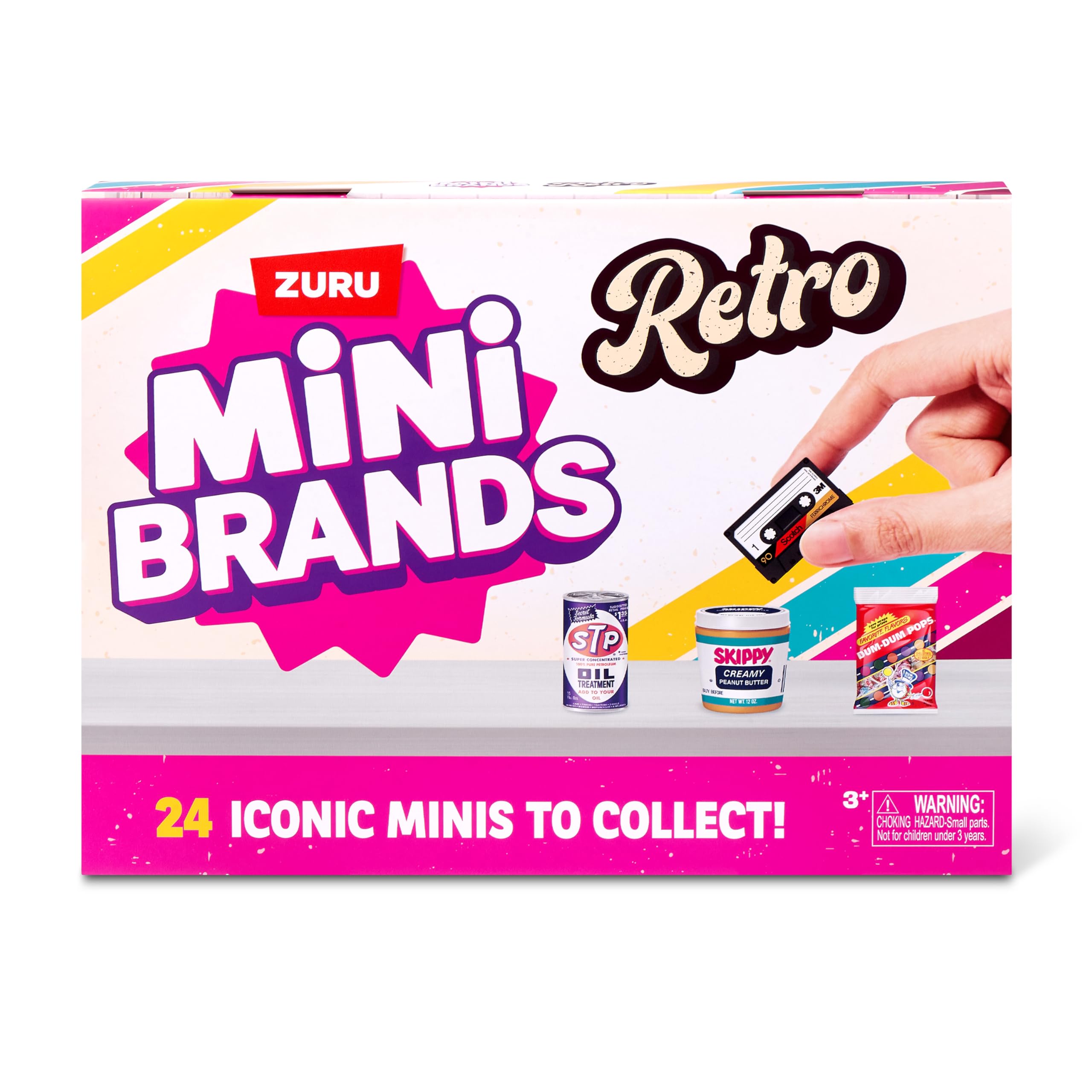 Mini Brands Retro Grocery Calendar Series 1 by ZURU - Collectible Miniatures Advent Calendar 1