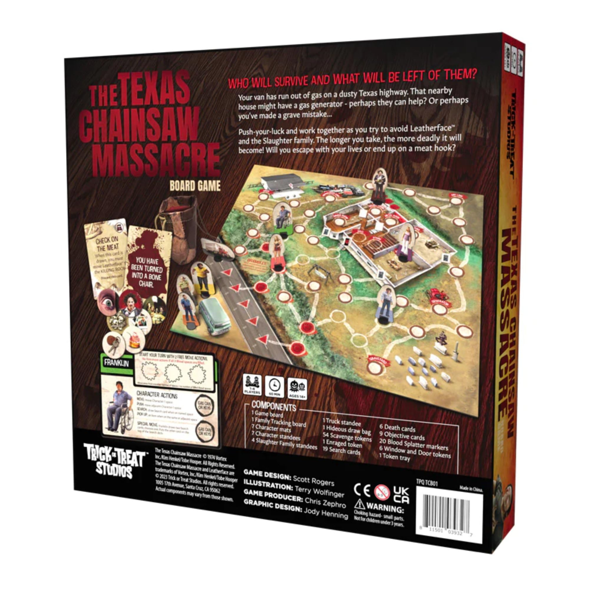 The Texas Chainsaw Massacre: Standard Edition Board Game | 1-4 Players | Ages 14+ 2