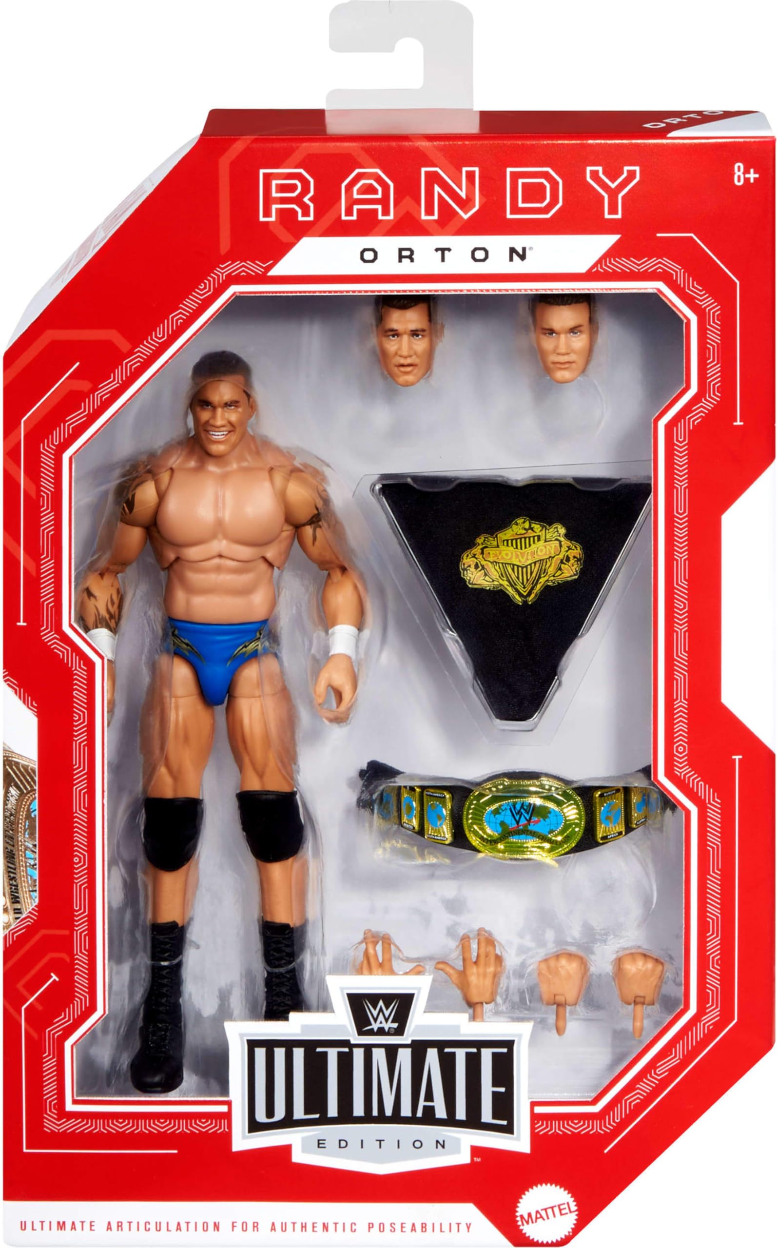 Mattel WWE Ultimate Edition Randy Orton 6-inch Action Figure with 30+ Points of Articulation | Model JCX43 2