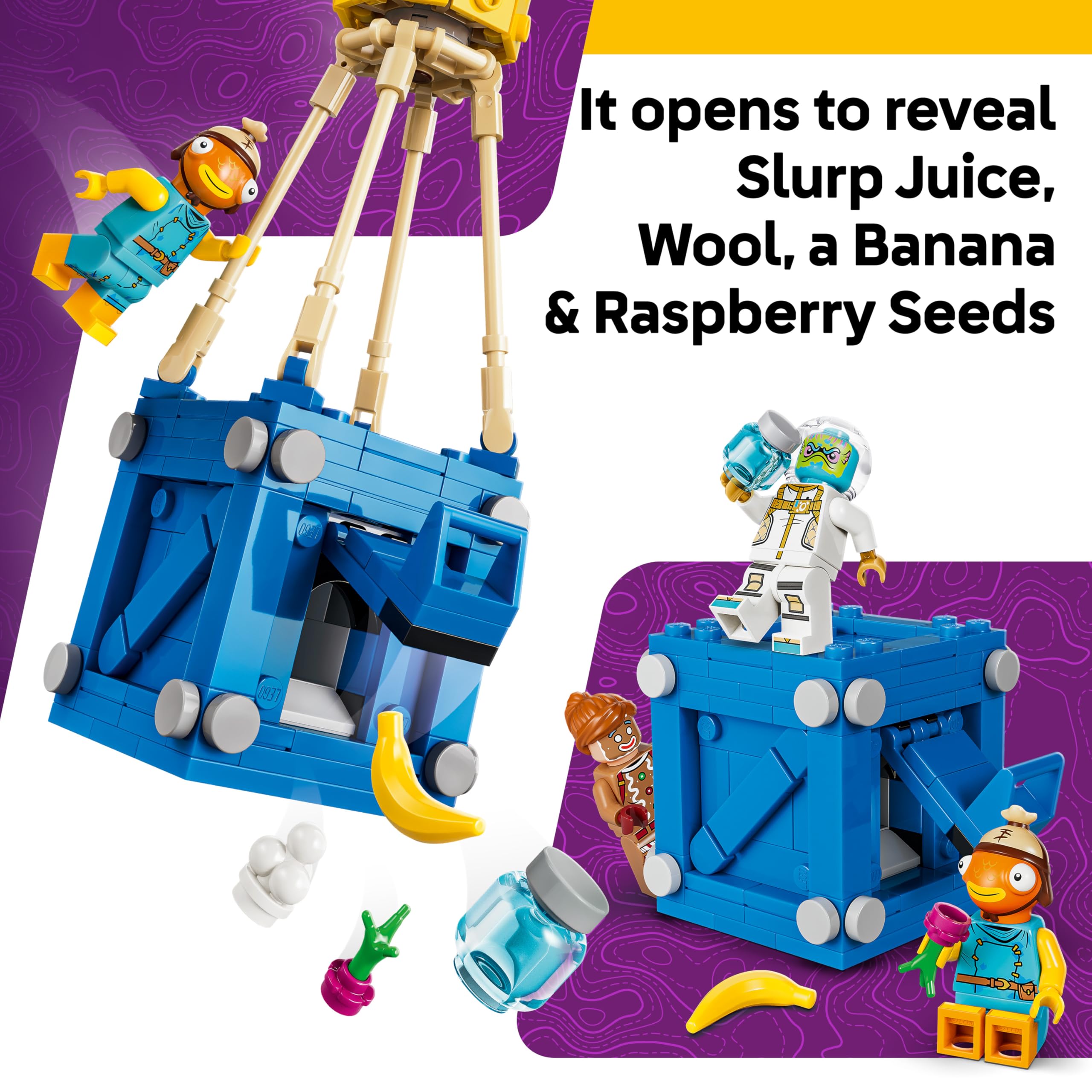 LEGO Fortnite Supply Drop Building Set 77080 | 3 Minifigures | Ages 10+ 4