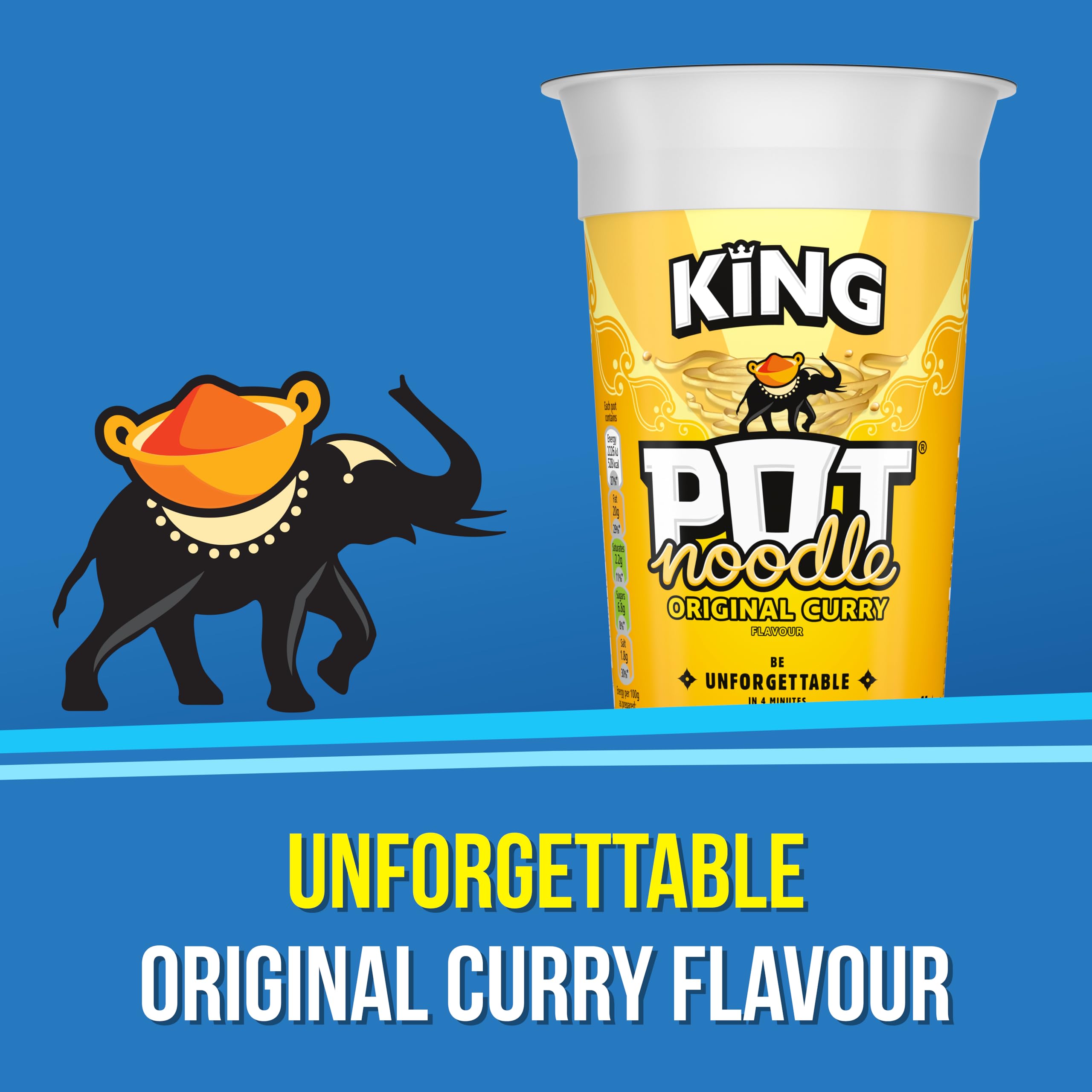 Pot Noodle Original Curry King Pot Noodles - 12 x 114g 3