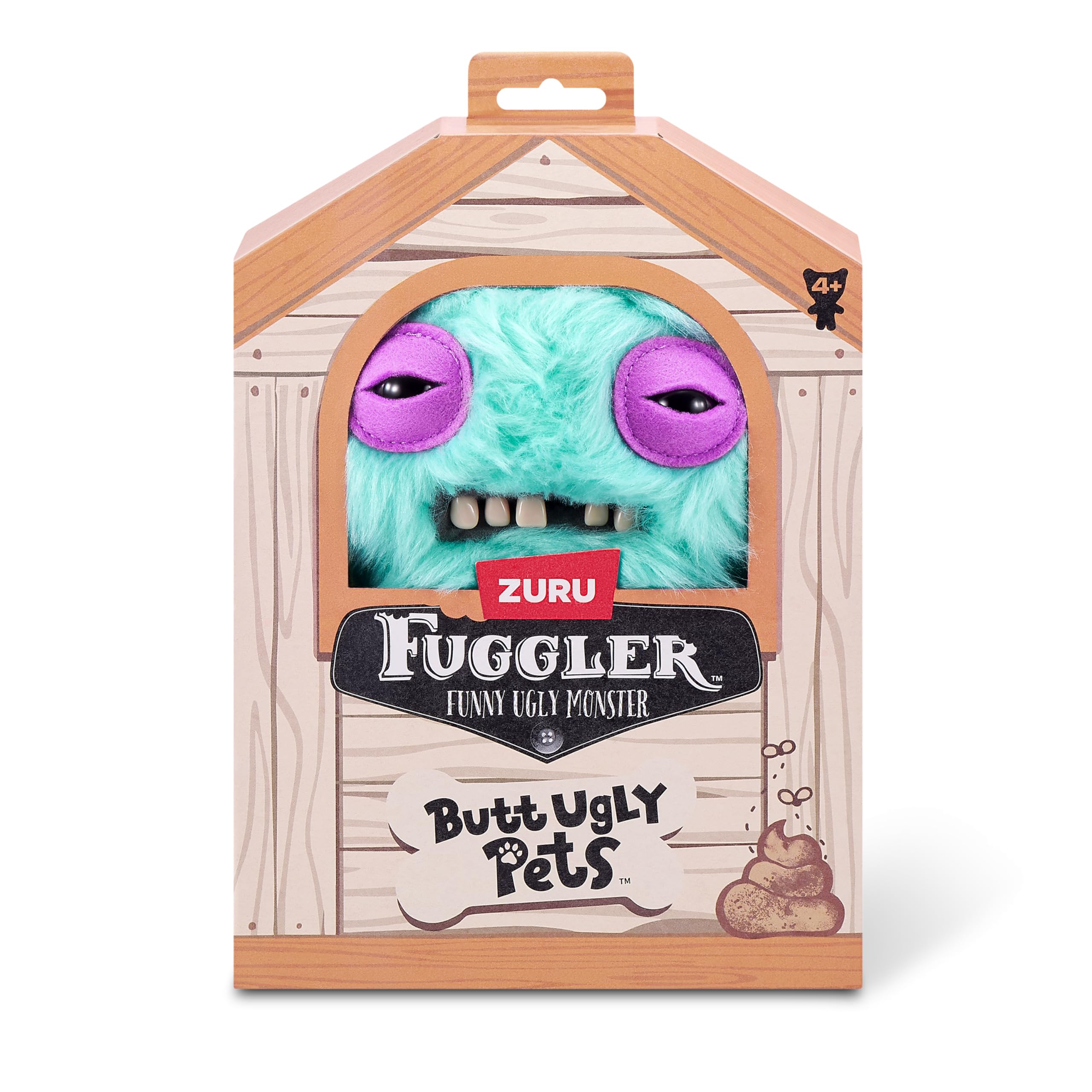 Fuggler Butt Ugly Pets 9-inch Series 1 Plush - Funny Ugly Monster Stuffed Animals by ZURU 9
