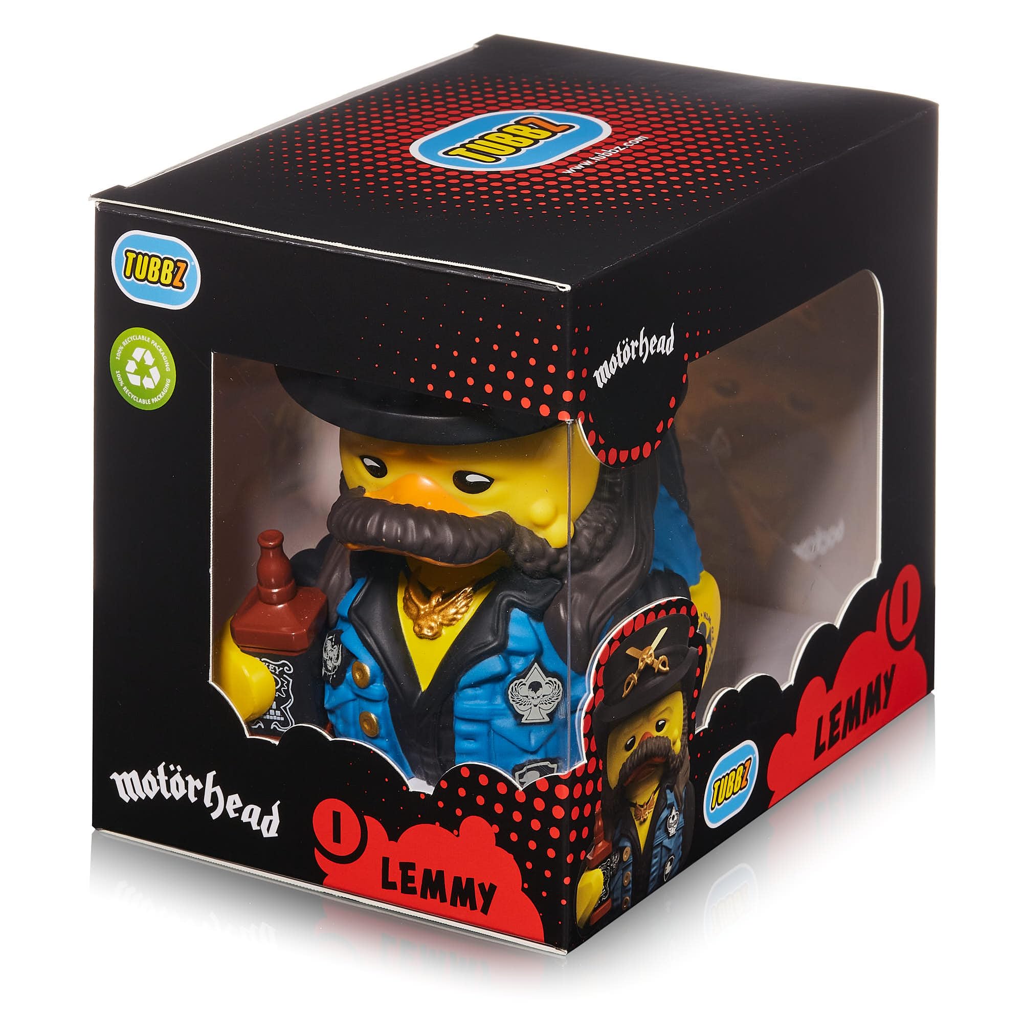TUBBZ Motorhead Lemmy Collectible Vinyl Rubber Duck Figure - Boxed Edition