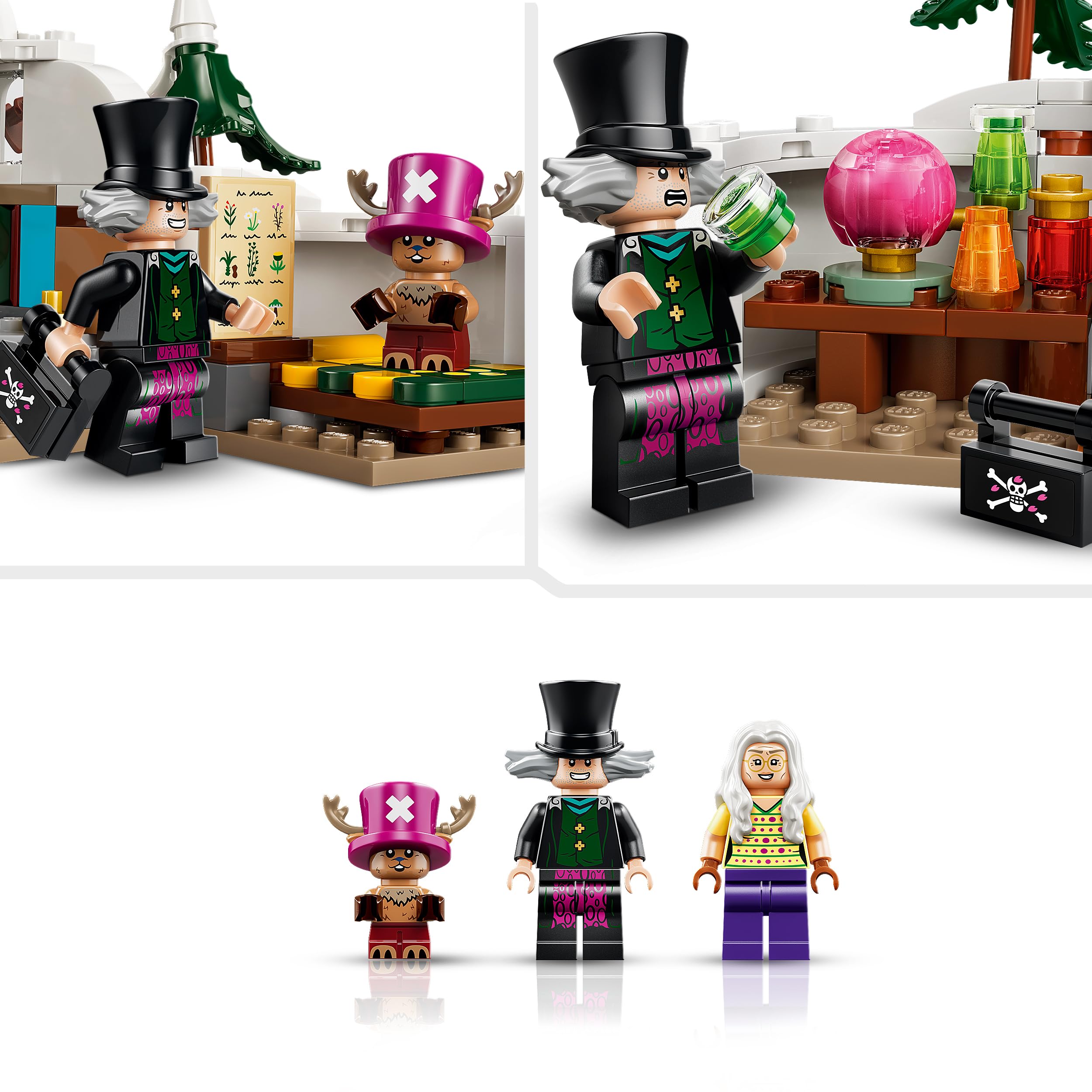 LEGO ONE PIECE Dr. Hiriluk's Hideout Building Set | 3 Minifigures | Ages 9+ 4
