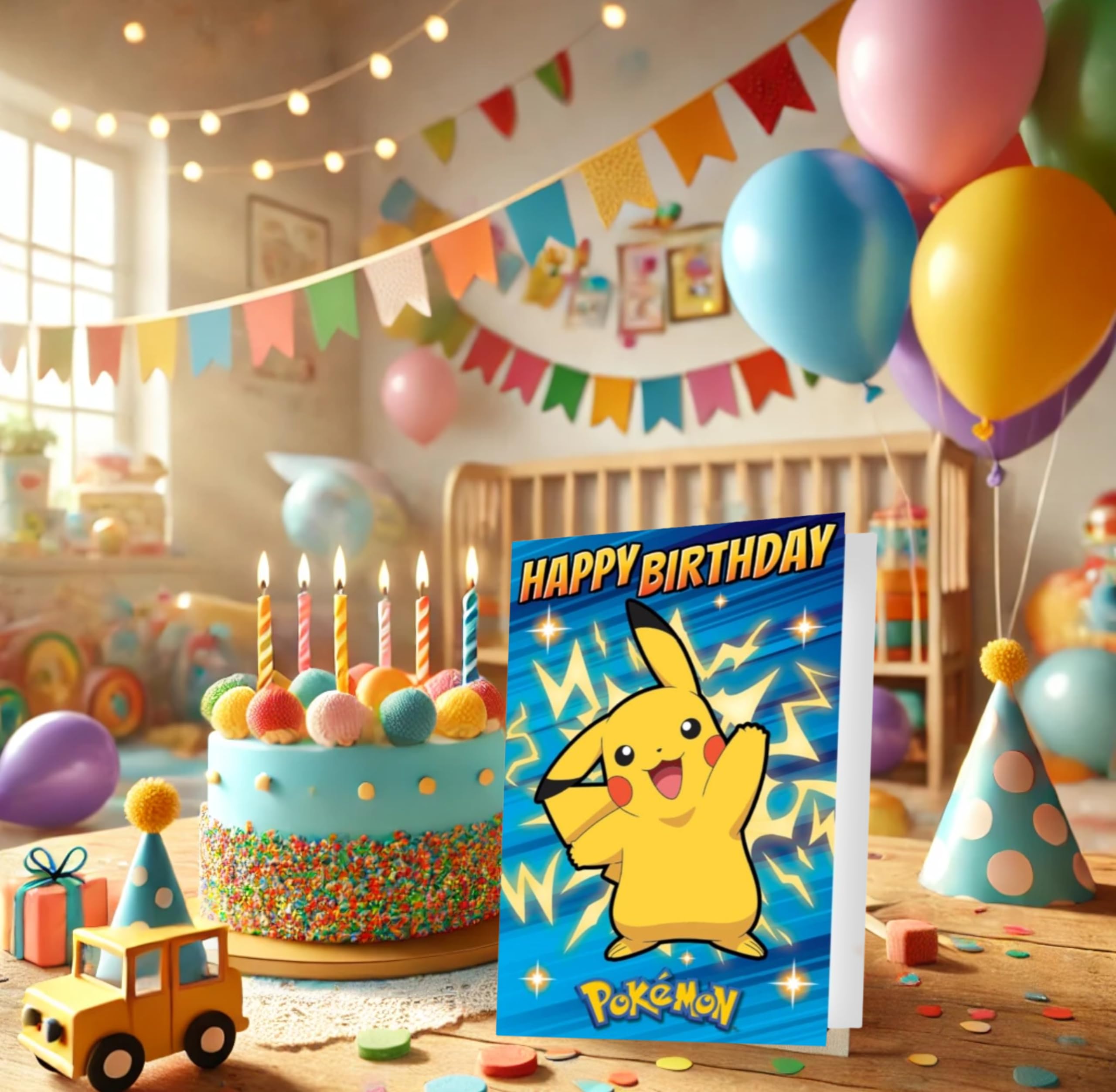 Danilo Promotions LTD Pokemon Birthday Card - 3D Lenticular Effect | 170x230mm | Unisex 4