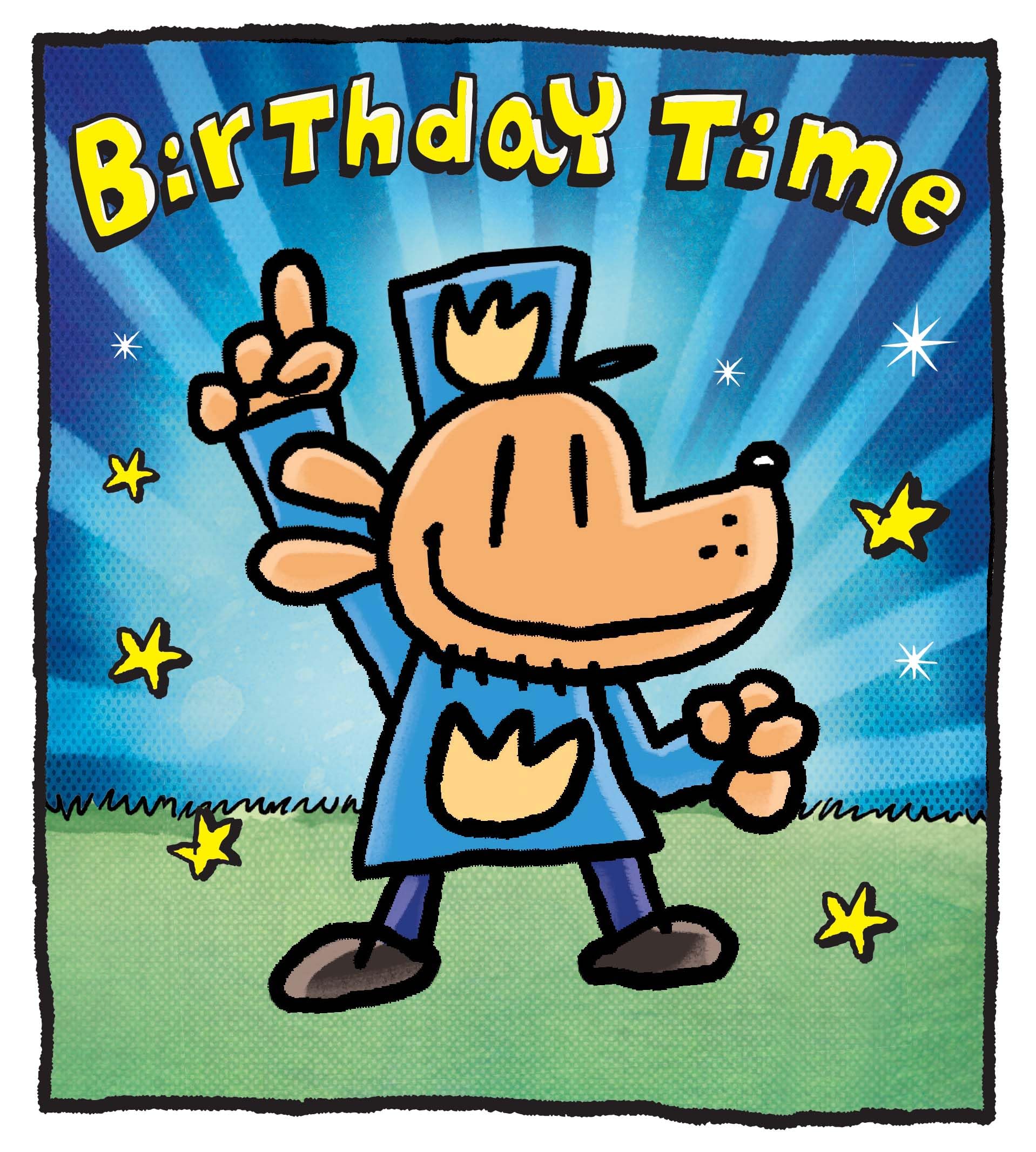 Danilo Promotions LTD Dog Man Birthday Card for Children | Standard Size | 50% Recycled Content 1