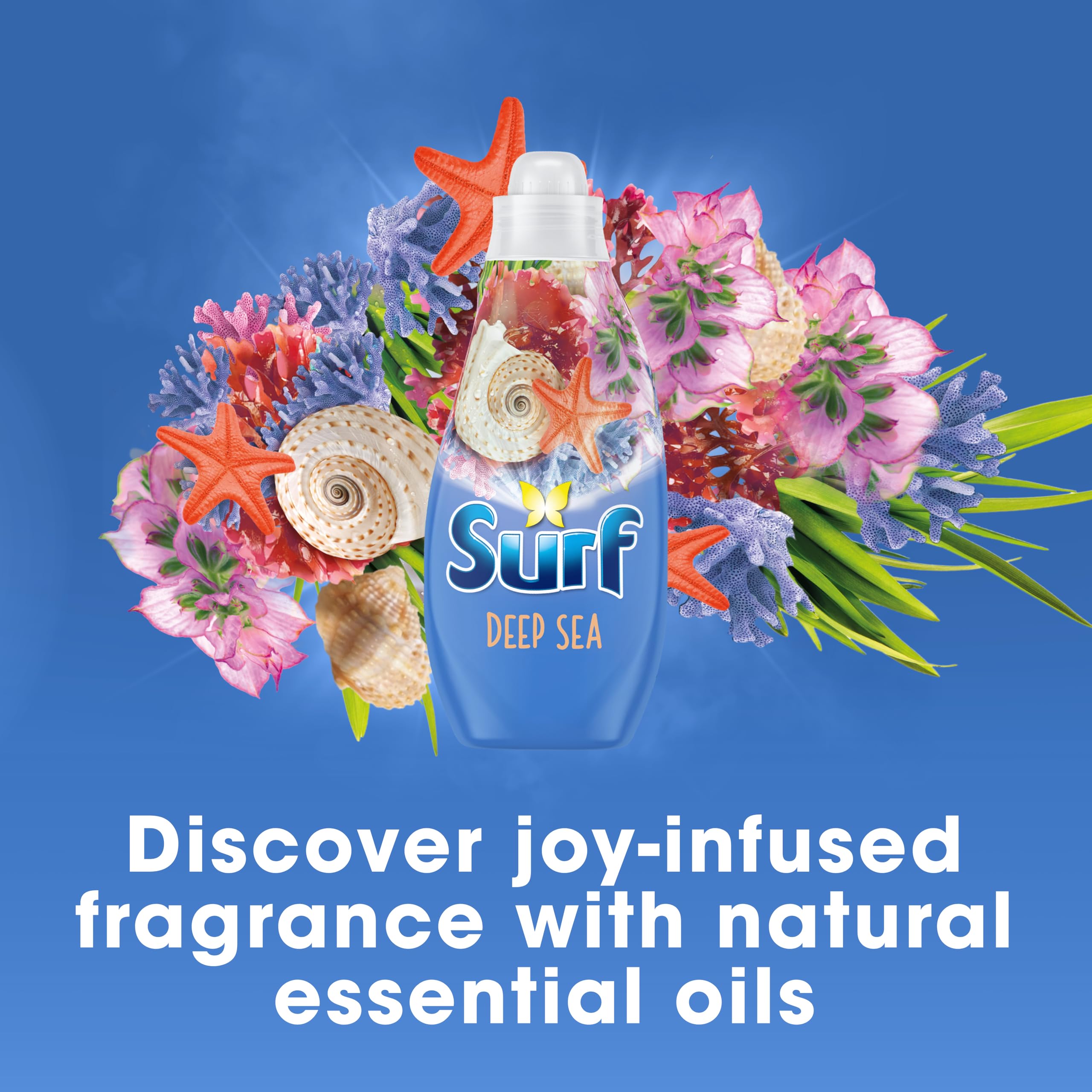 Surf Deep Sea Laundry Washing Liquid Detergent with Natural Essential Oils & Long-Lasting Fragrance 4