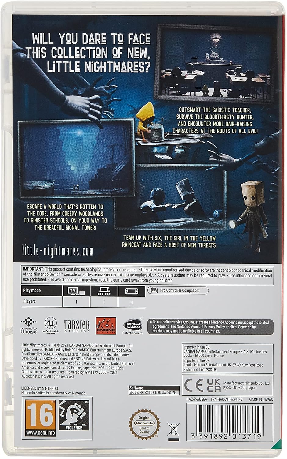 Little Nightmares 2 - Nintendo Switch