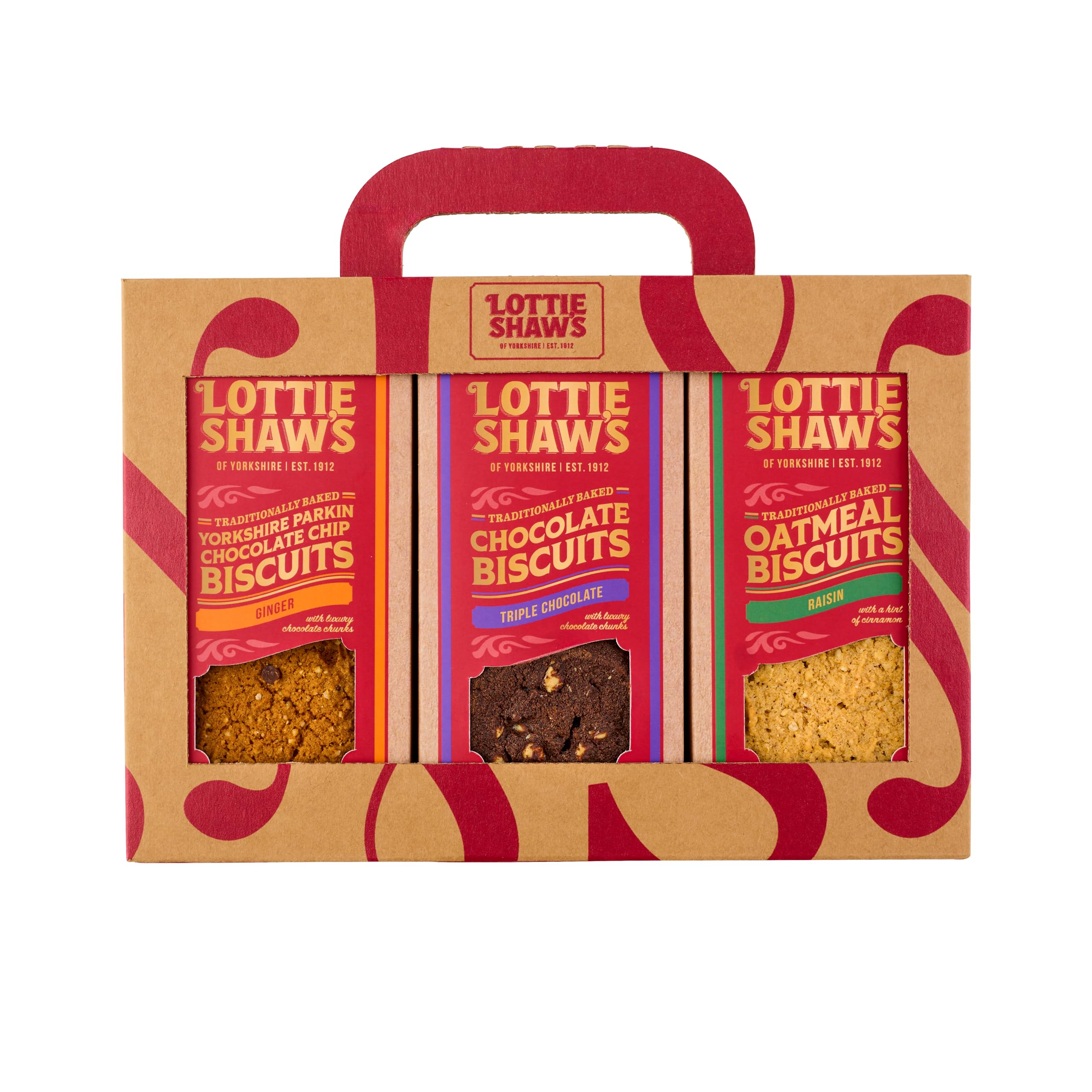 Lottie Shaw's Luxury Biscuit Box Gift Set - 3 Award-Winning Varieties, 600g Total 1