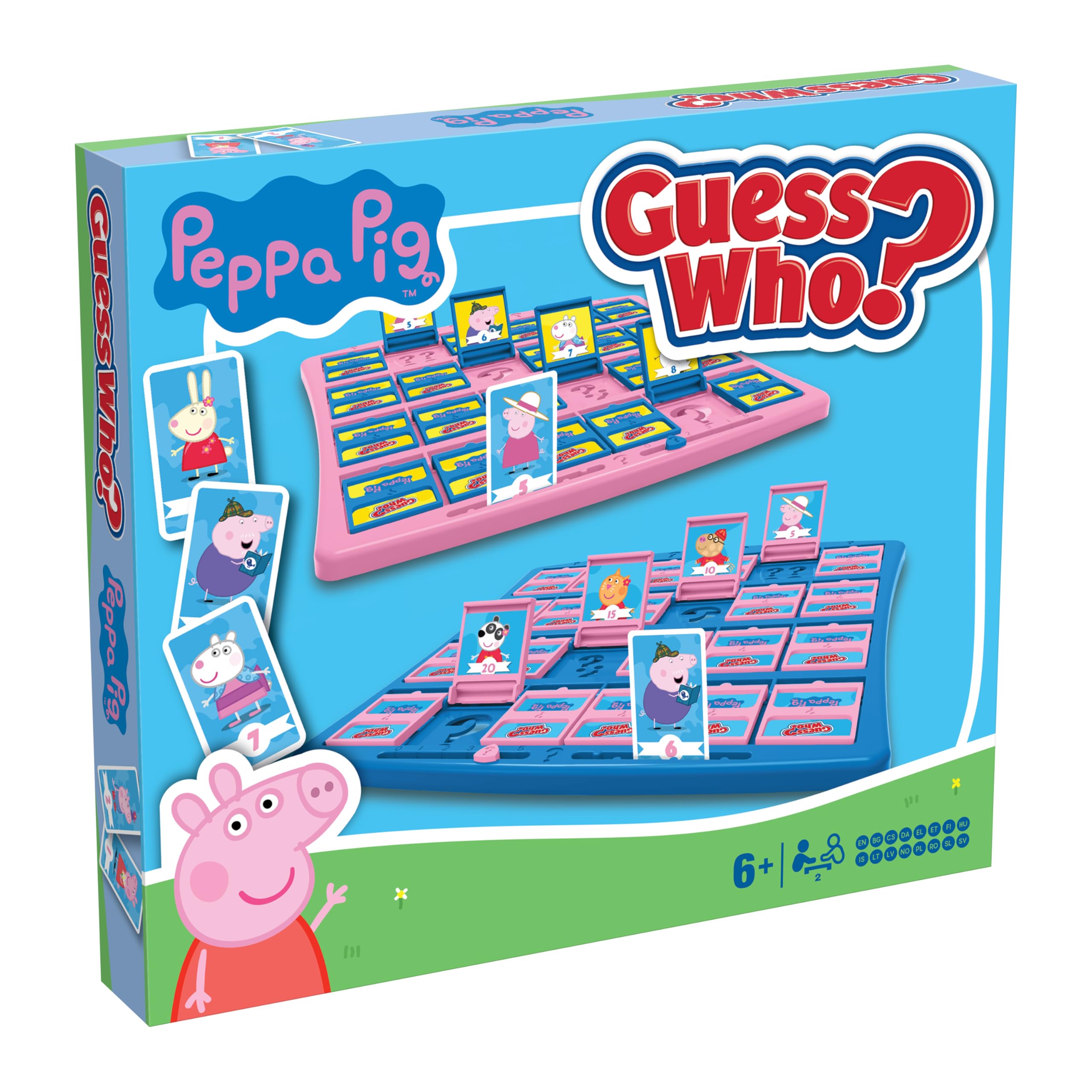 Winning Moves Peppa Pig Guess Who? Board Game | 2 Players | Standard Edition 1