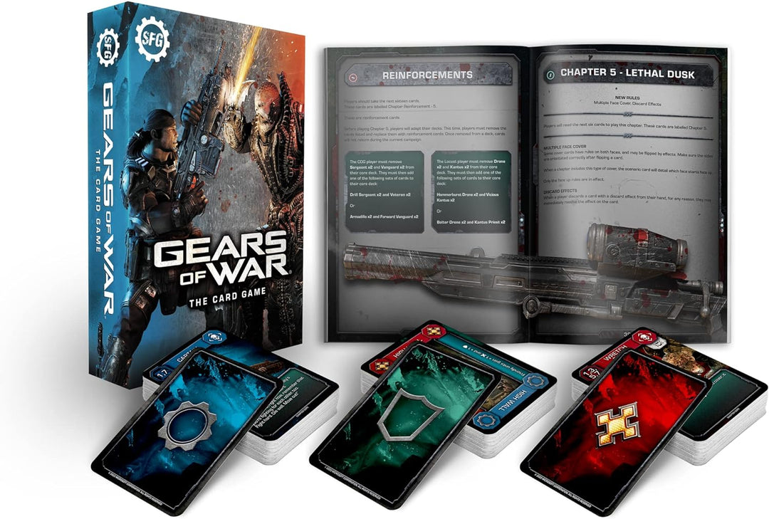 Steamforged Games Gears of War The Card Game: Core Game - 2 Players, 30-60 Minut