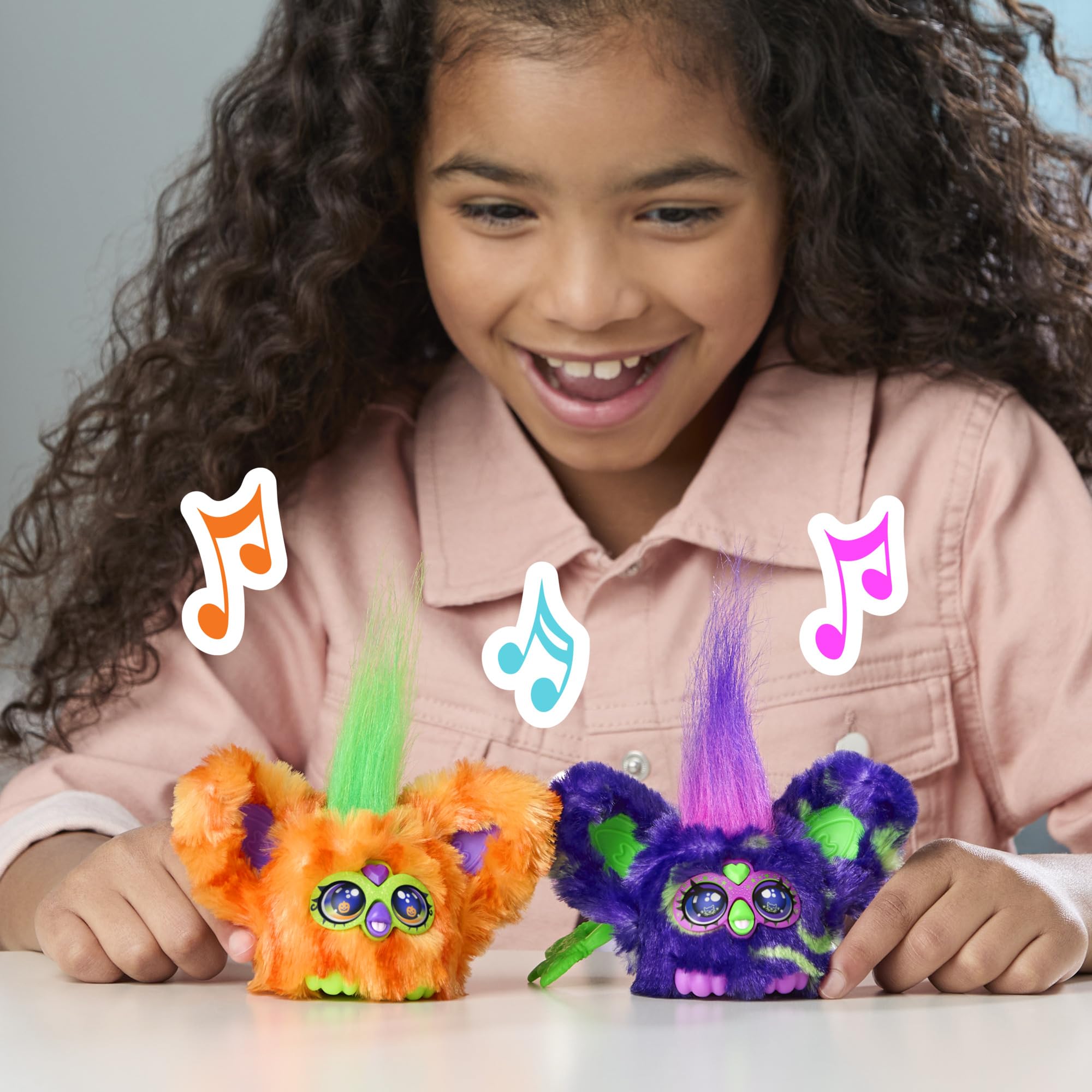 Furby Furbelt 2-Pack Fall - Lila & Orange Electronic Pets for Kids 6+ 14