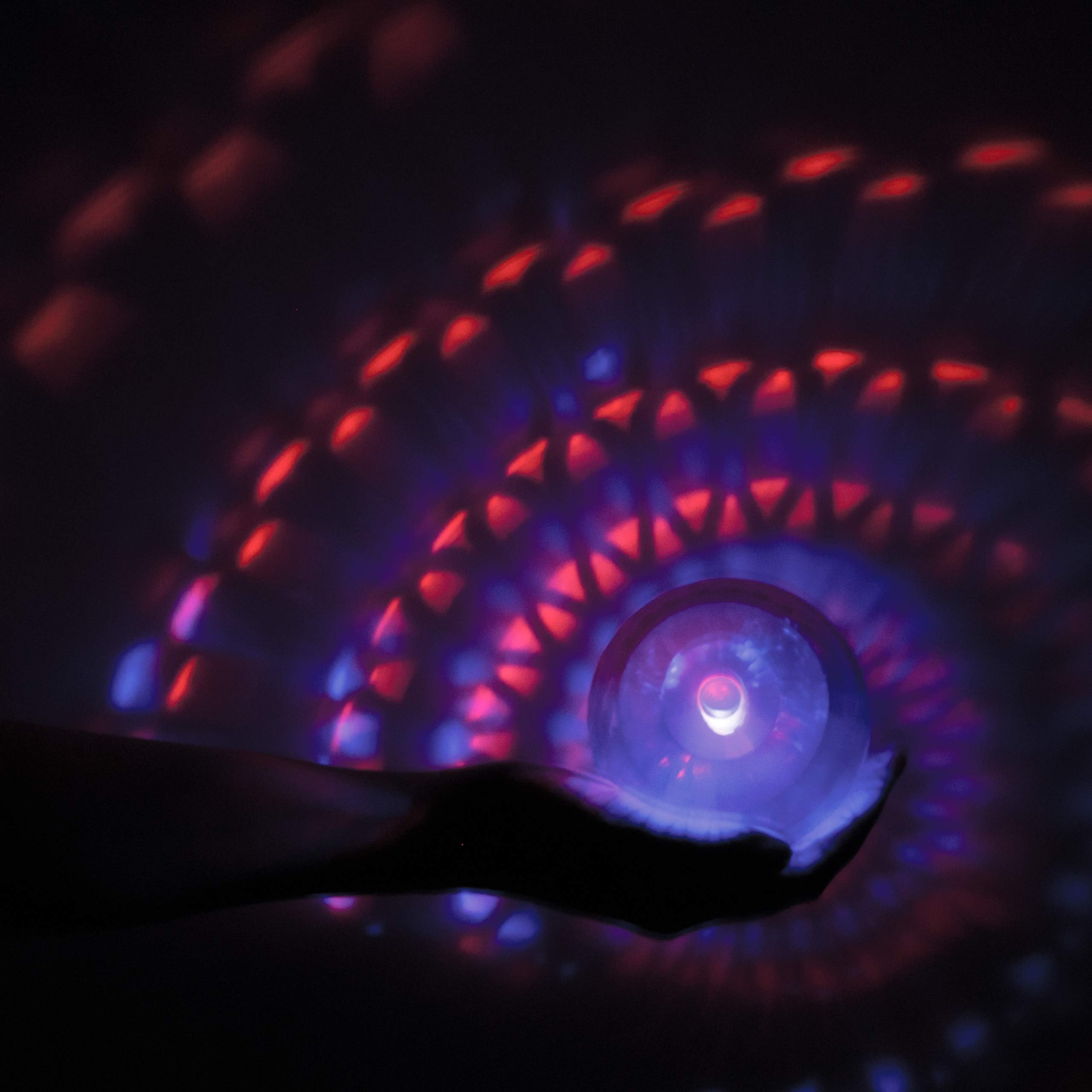 tickit Large Texture Sensory Flashing Ball Set - 100 mm Diameter | Pack of 4 | Ages 3+ 7