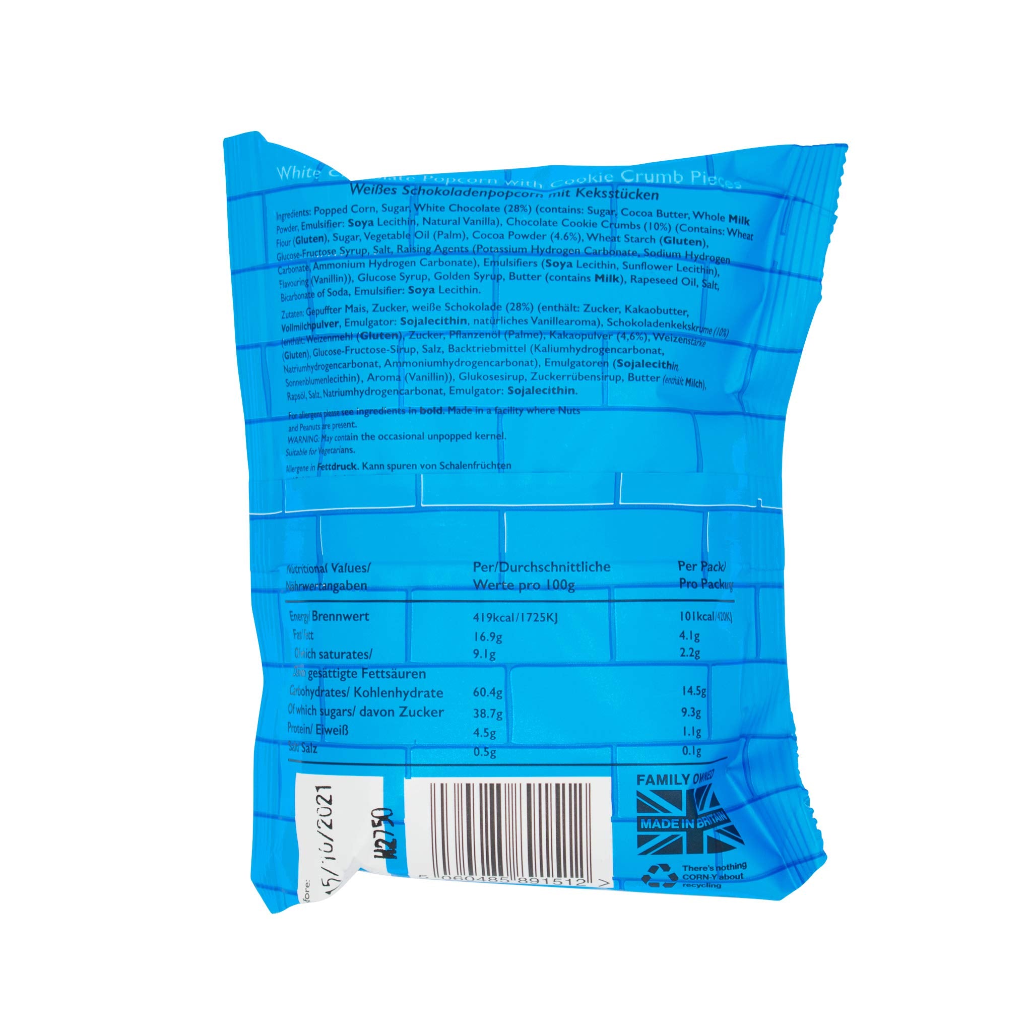 Popcorn Shed Cookies & Cream Popcorn Snack Pack - Handcrafted, All Natural | 24g Bag 3