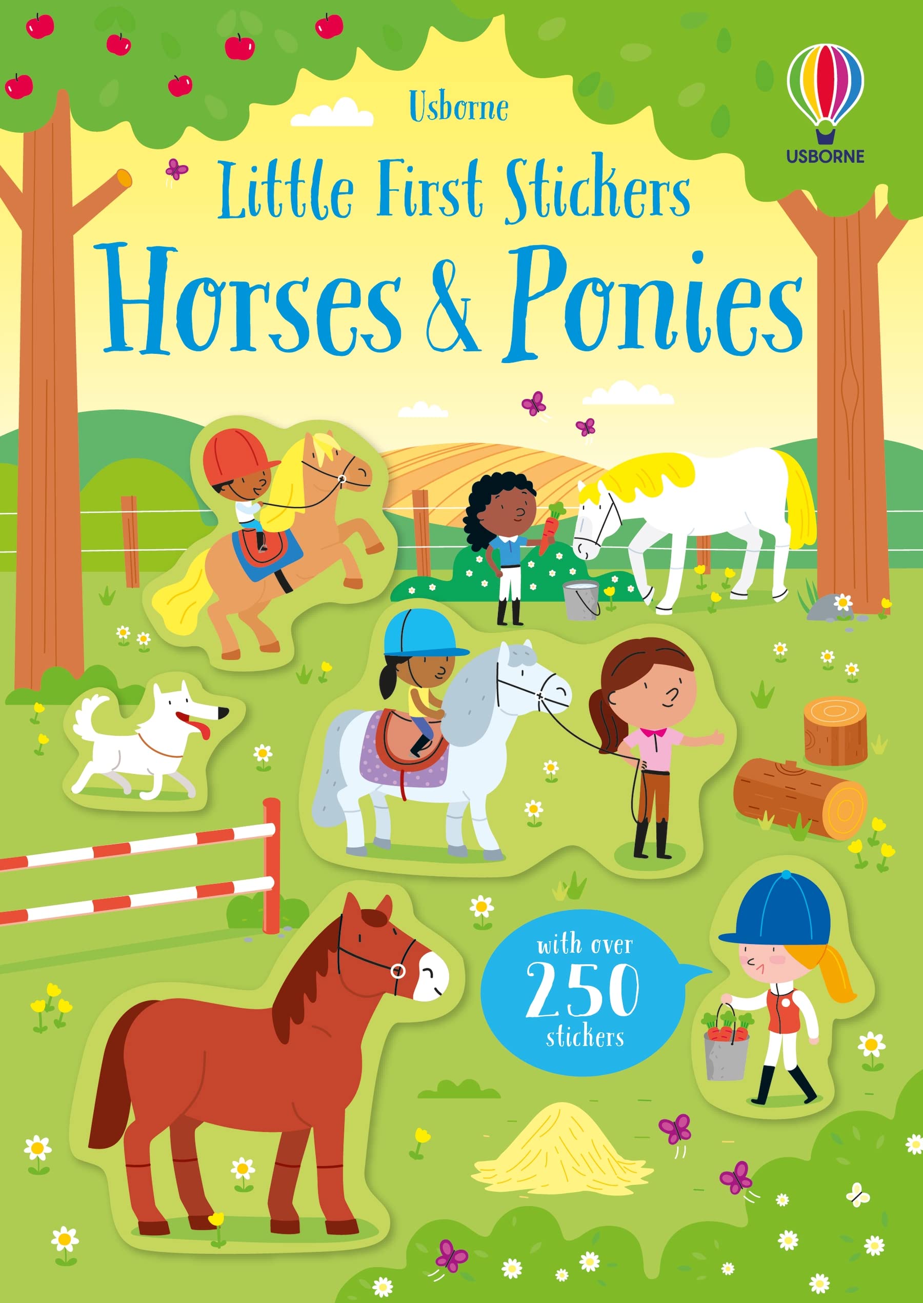 Usborne Little First Stickers Horses and Ponies - Activity Book for Ages 3-5 | 24 Pages | International Edition