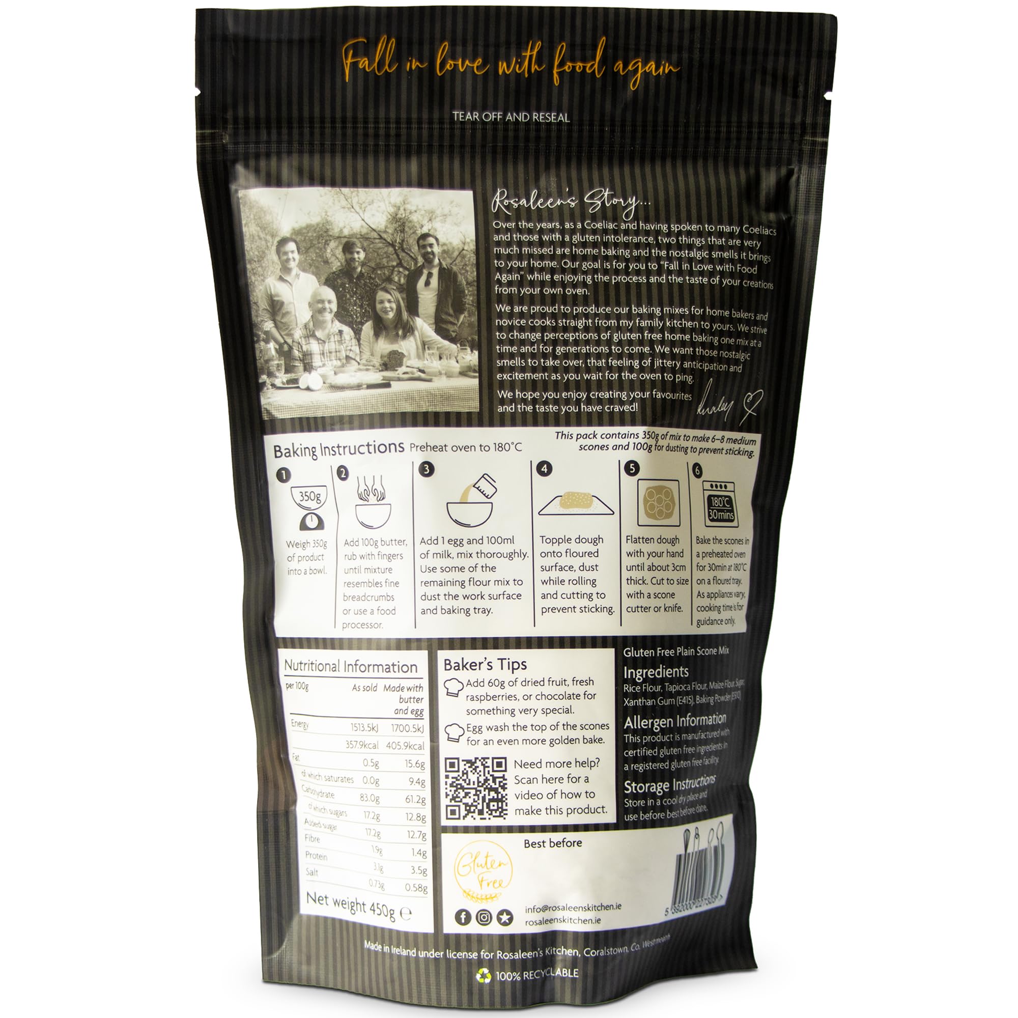 Crust Gluten Free Scone Mix - Award Winning Recipe | 450g | Certified Wheat Free 5