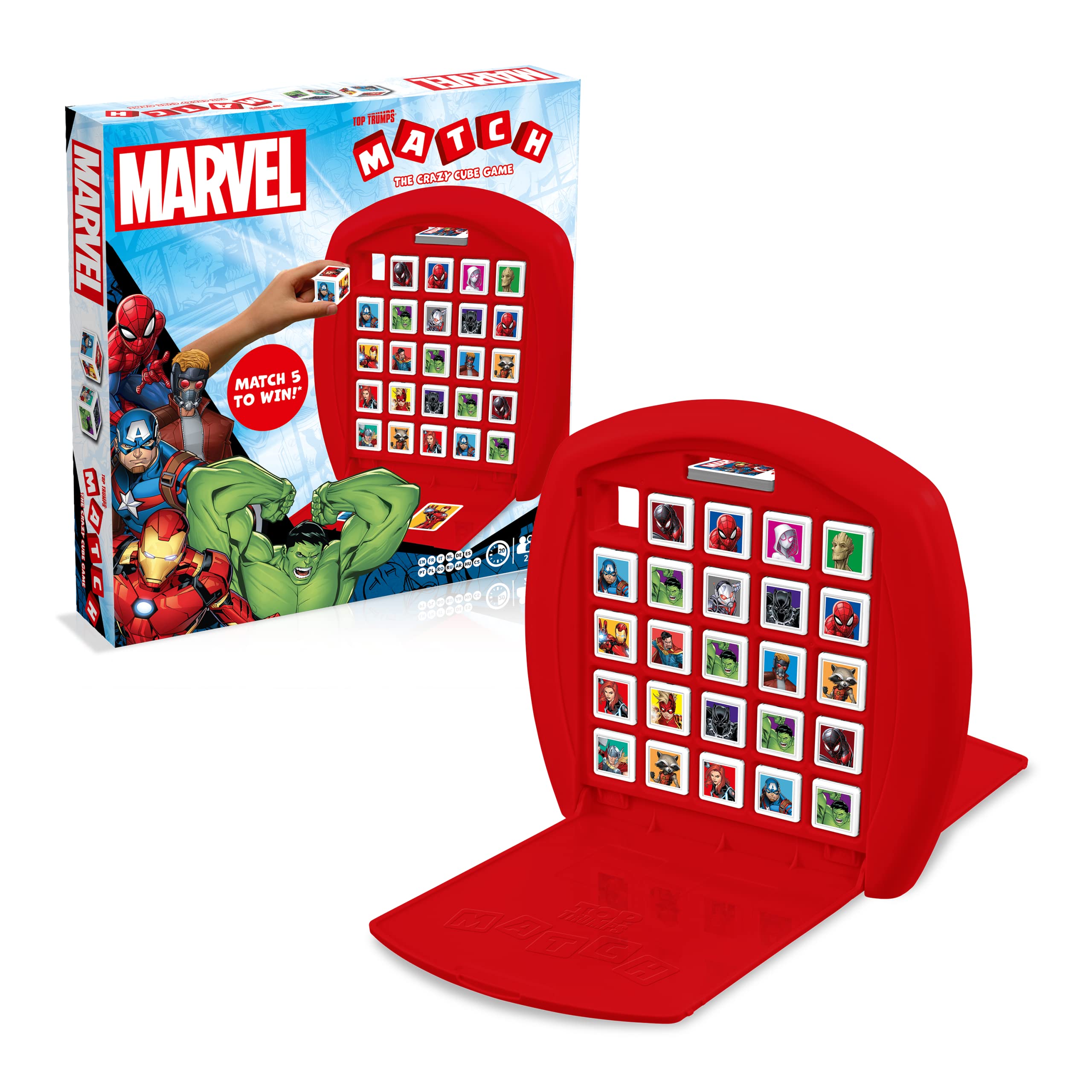 Top Trumps Marvel Avengers Match Board Game - Ages 4+ | Unisex Children