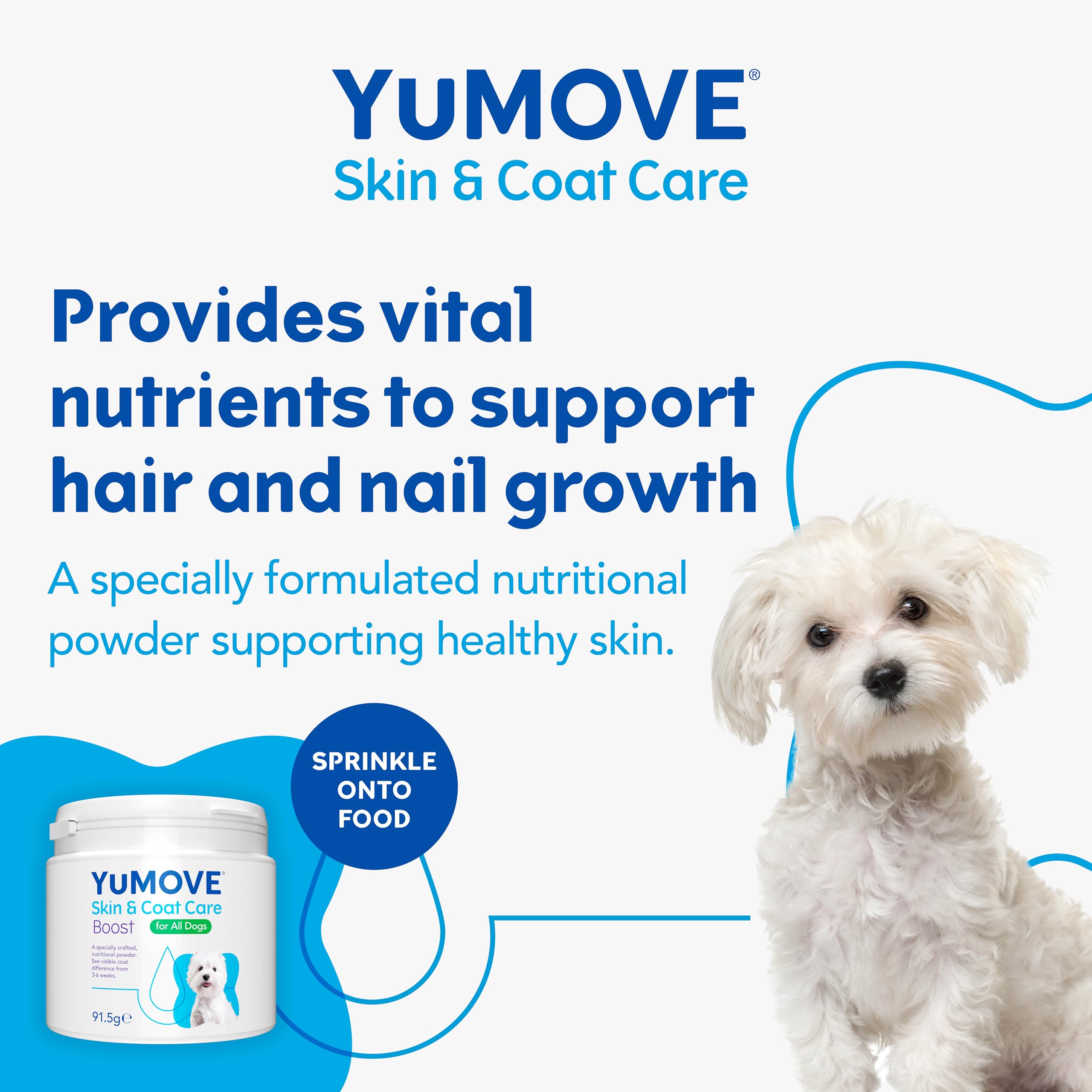 YuMOVE Skin & Coat Care Boost Nutritional Powder Supplement for Dogs | Supports Coat Growth & Skin Health | 125g 2