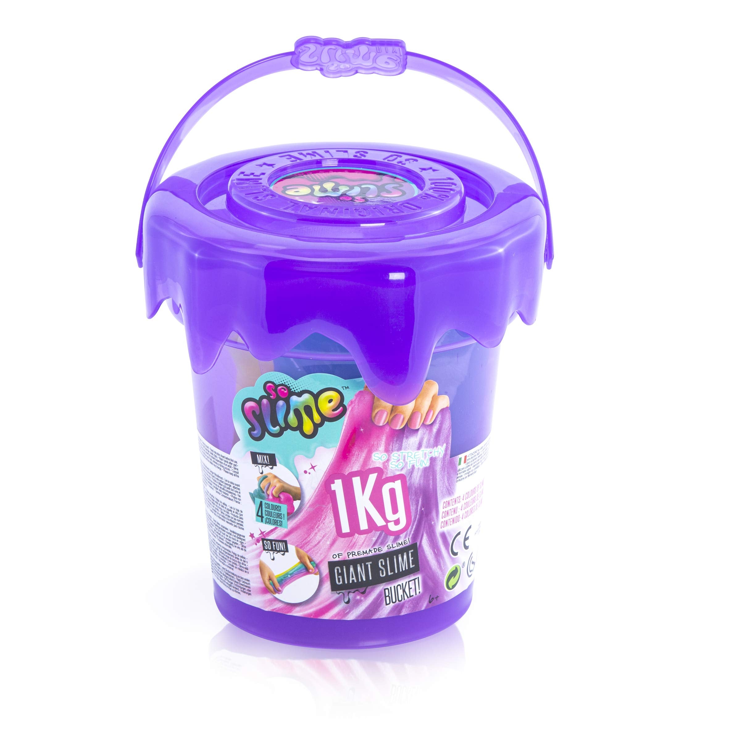 So Slime SSC 122U Giant Slime Bucket - 1kg Sensory Play Set for Kids 6+ 9