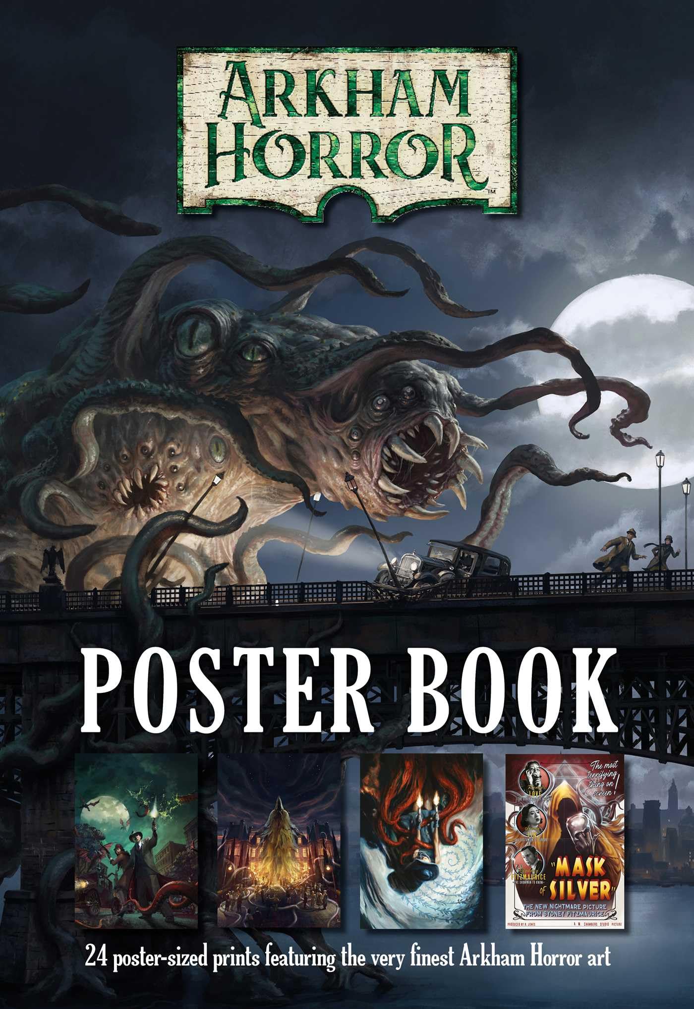 Aconyte Arkham Horror Poster Book - 24 Oversized 11" x 16" Art Prints | Paperback 1