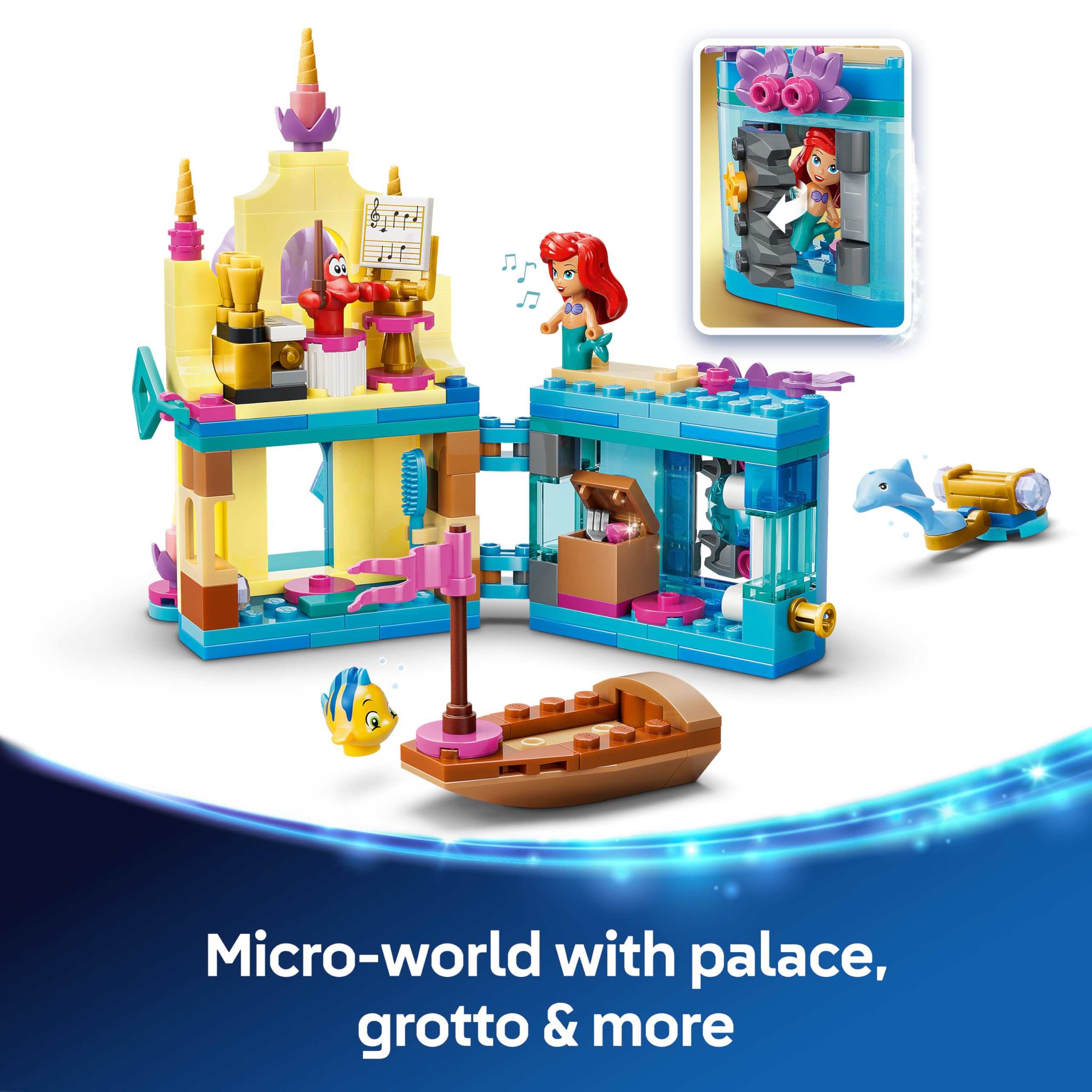 LEGO Disney Princess Ariel's Magical Mini Palace Building Set | Ages 5+ | Model 43285 3