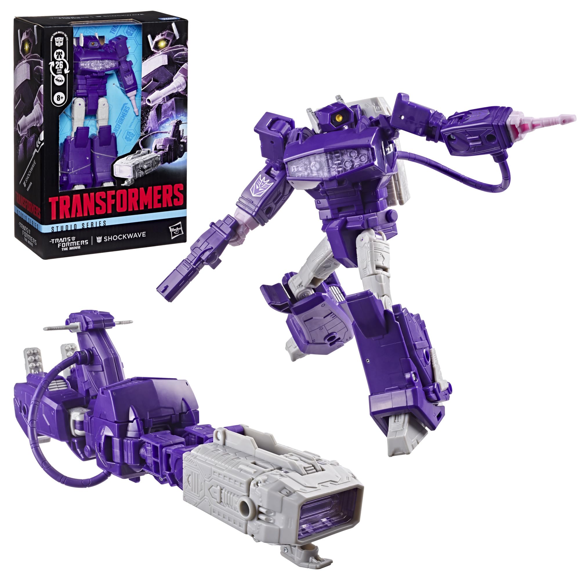 Transformers Studio Series Shockwave Voyager Class Action Figure - 6.5 inches, Ages 8+ 10