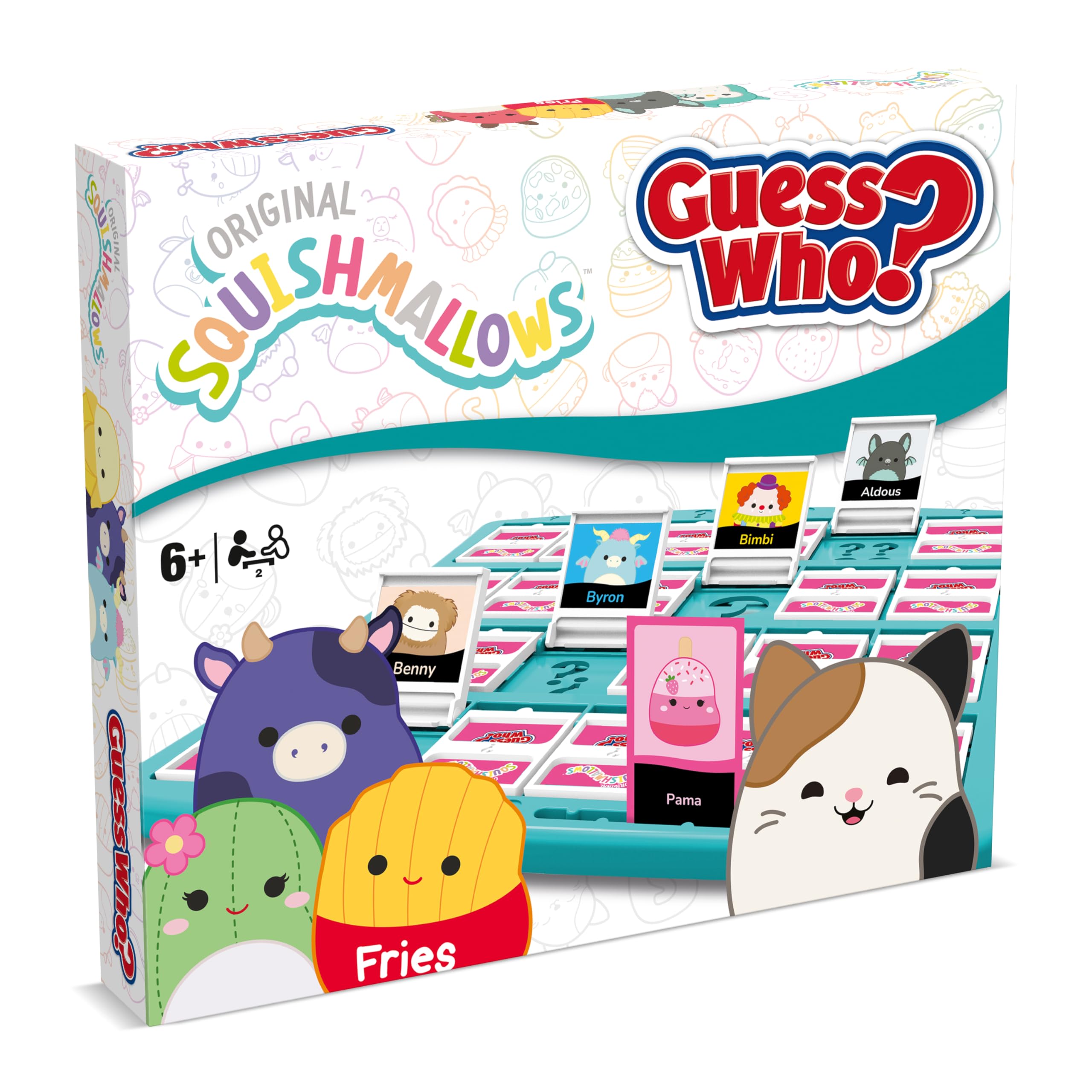 Winning Moves Squishmallows Guess Who? Board Game | 24 Characters | Ages 6+